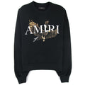 Amiri Eagle Logo Crewneck Sweatshirt Black