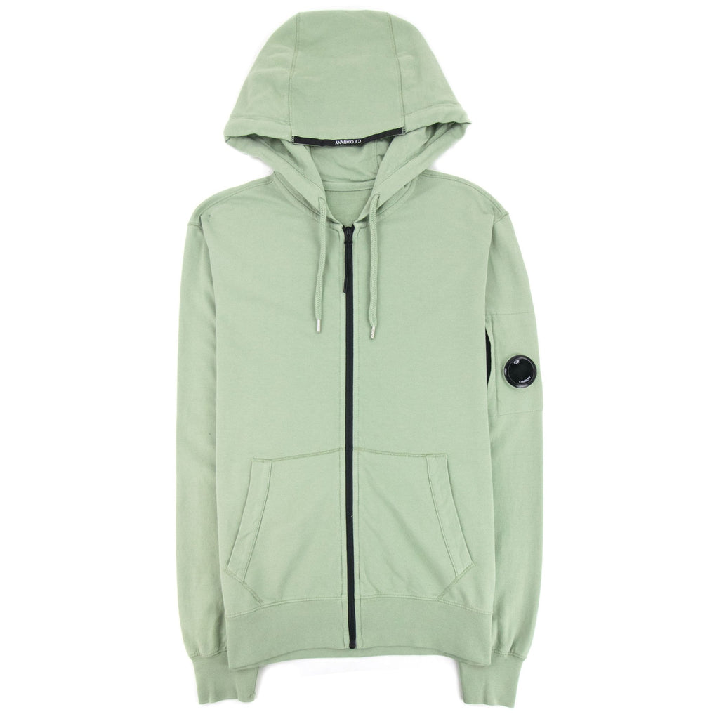 CP Company Light Fleece Hooded Sweatshirt Sage 631
