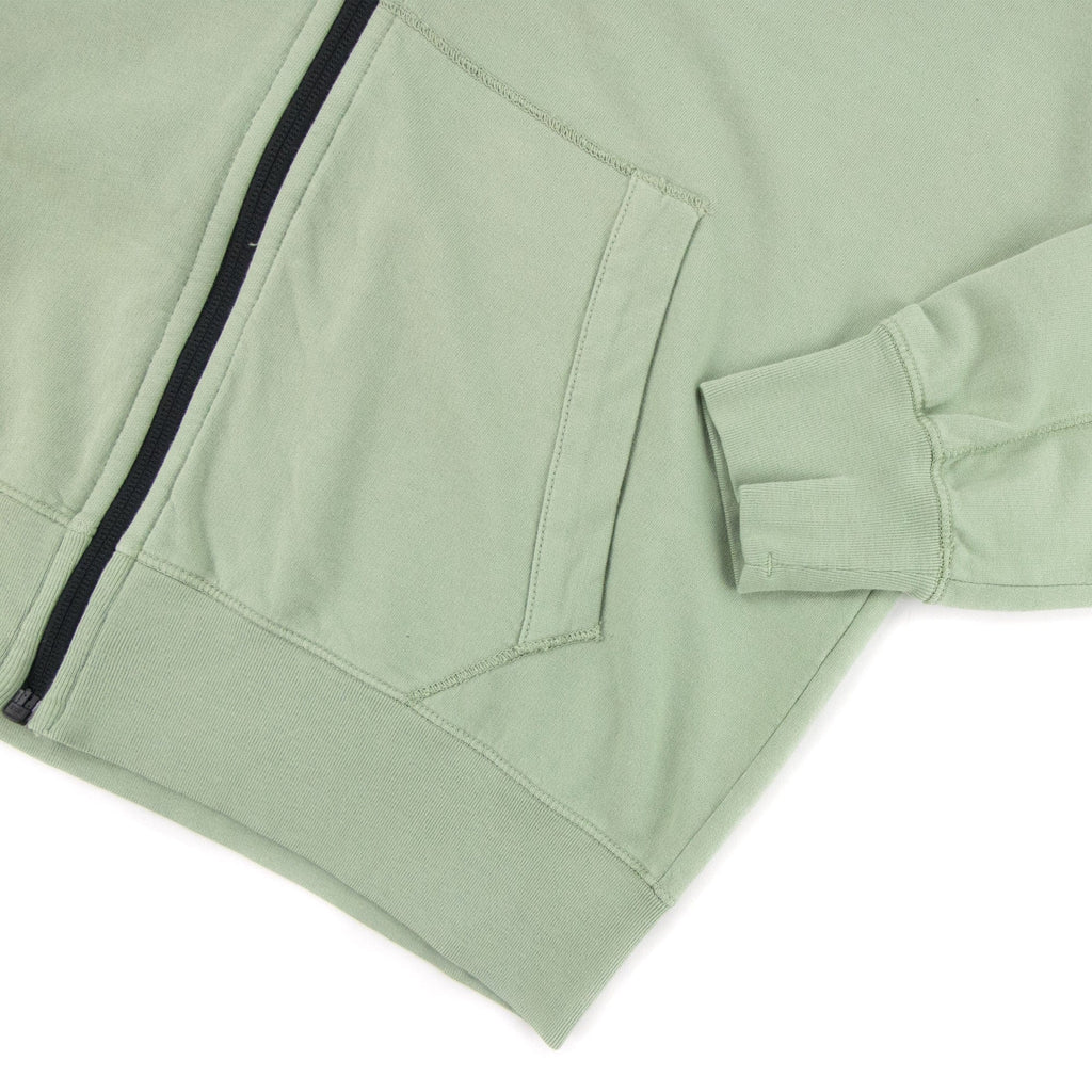 CP Company Light Fleece Hooded Sweatshirt Sage 631