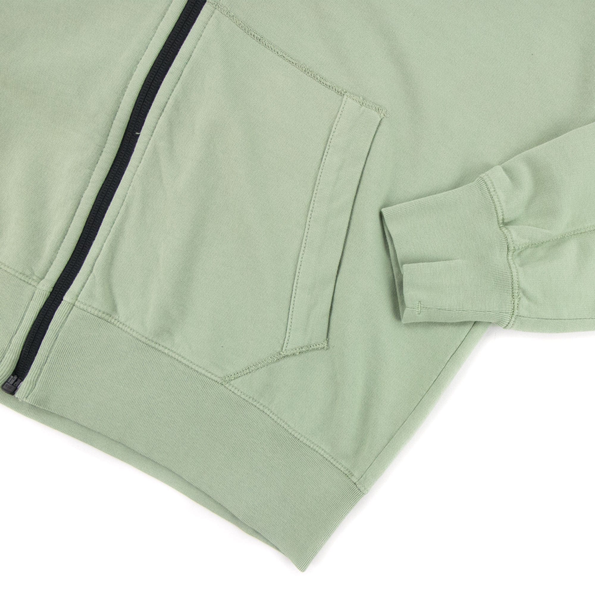 CP Company Light Fleece Hooded Sweatshirt Sage 631