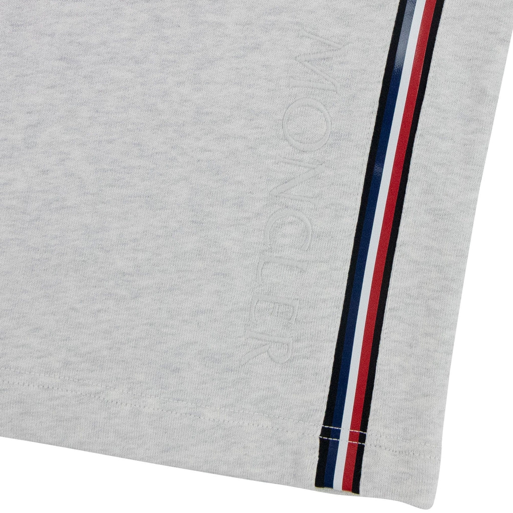 Moncler Tape Logo Shorts Grey 905
