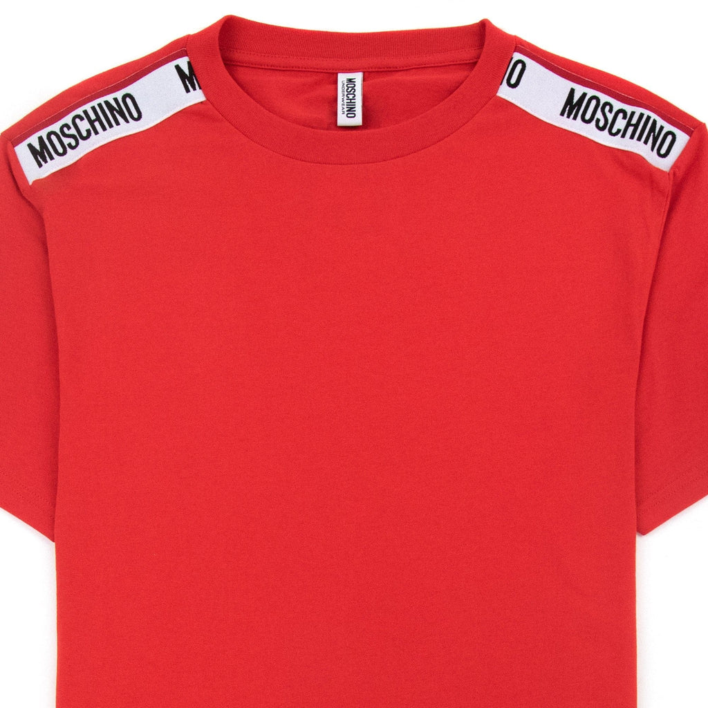 Moschino Underwear Tape Logo T-shirt Red 0113