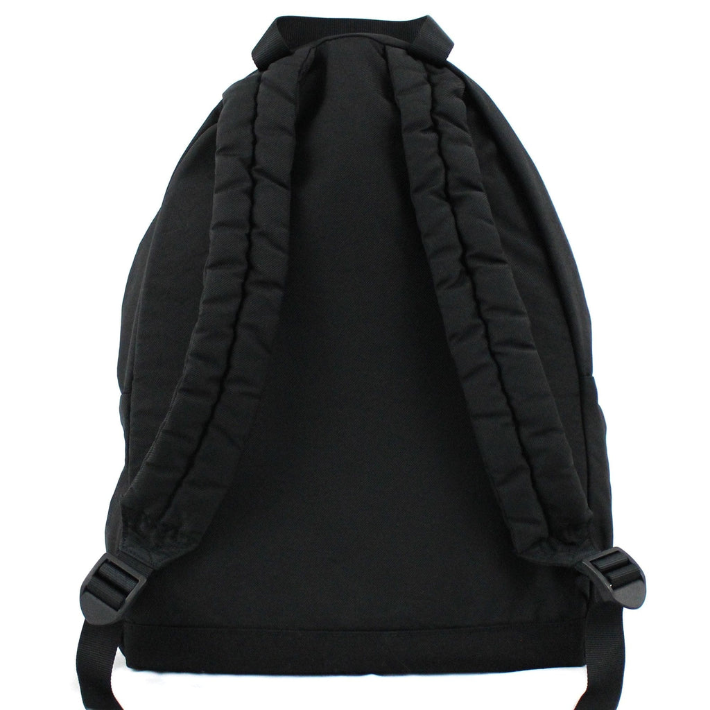 Stone Island Junior Garment Dyed Patch Logo Rucksack Black V0029