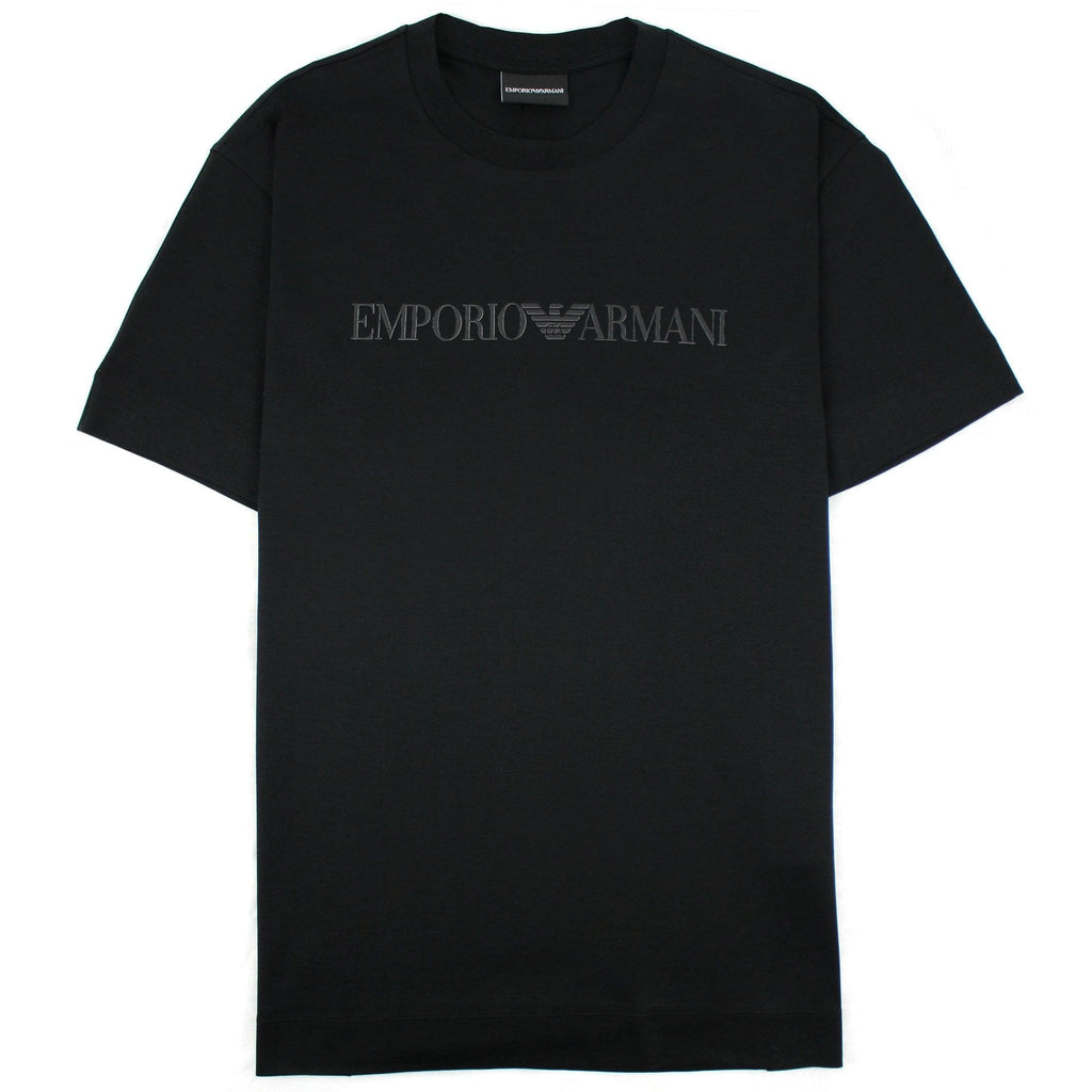 Emporio Armani Tencel Blend T-shirt Black