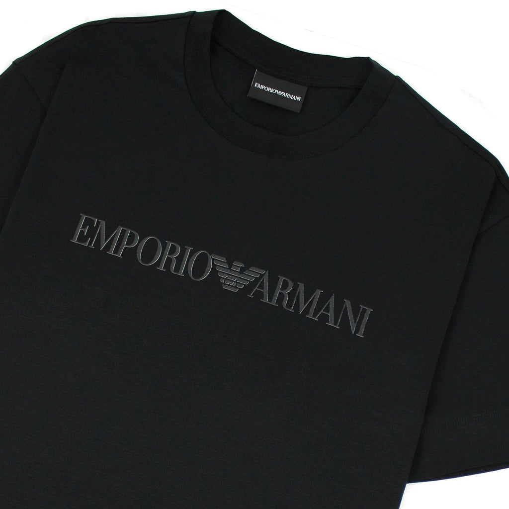 Emporio Armani Tencel Blend T-shirt Black
