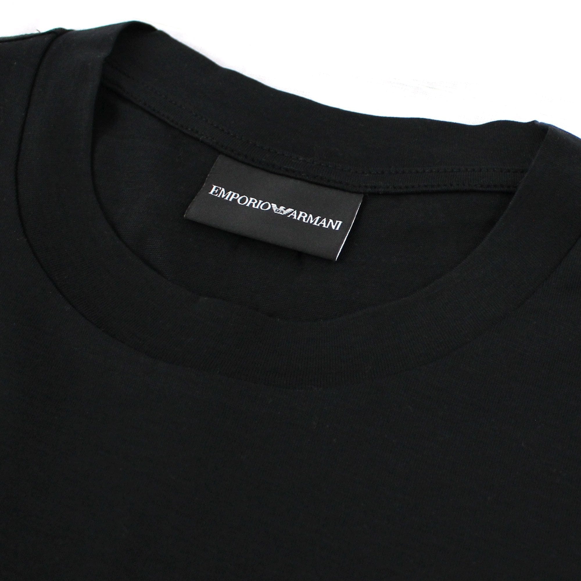 Emporio Armani Tencel Blend T-shirt Black