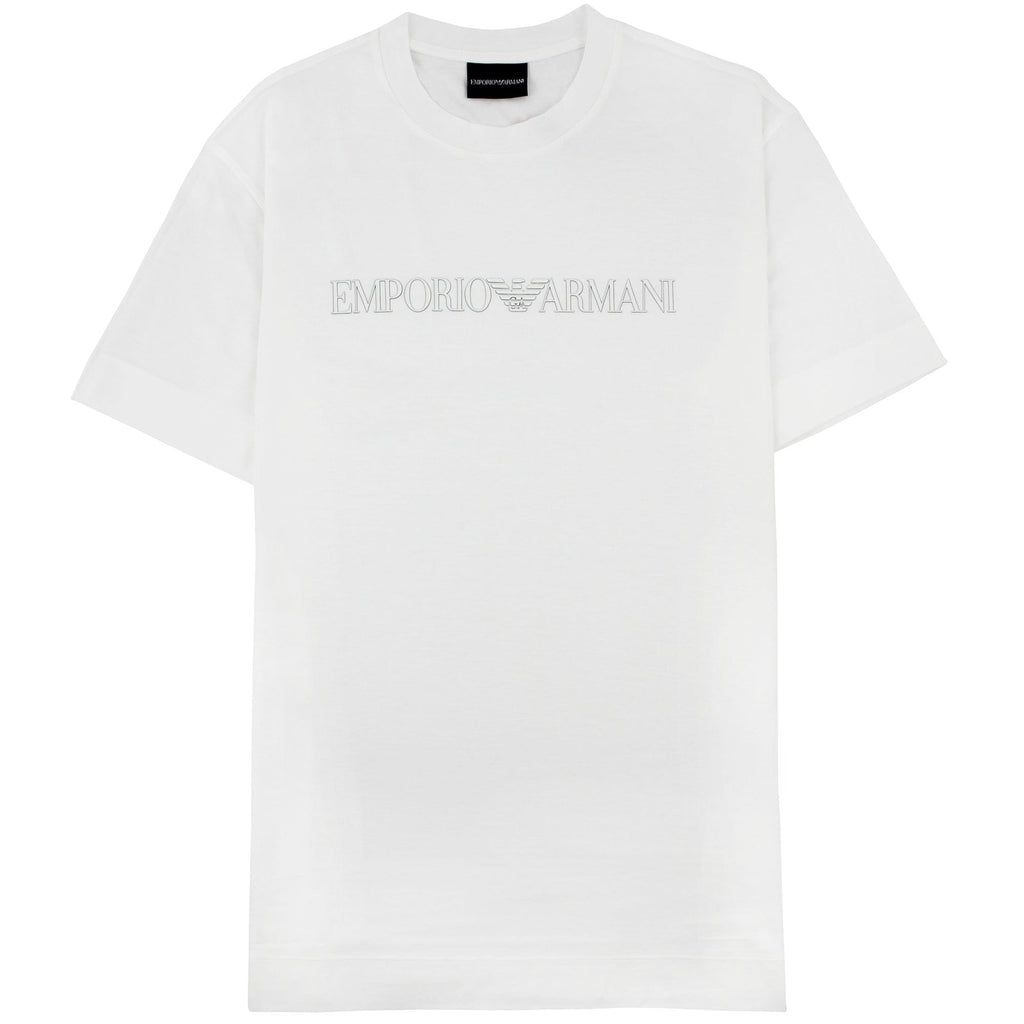 Emporio Armani Tencel Blend T-shirt Bianco