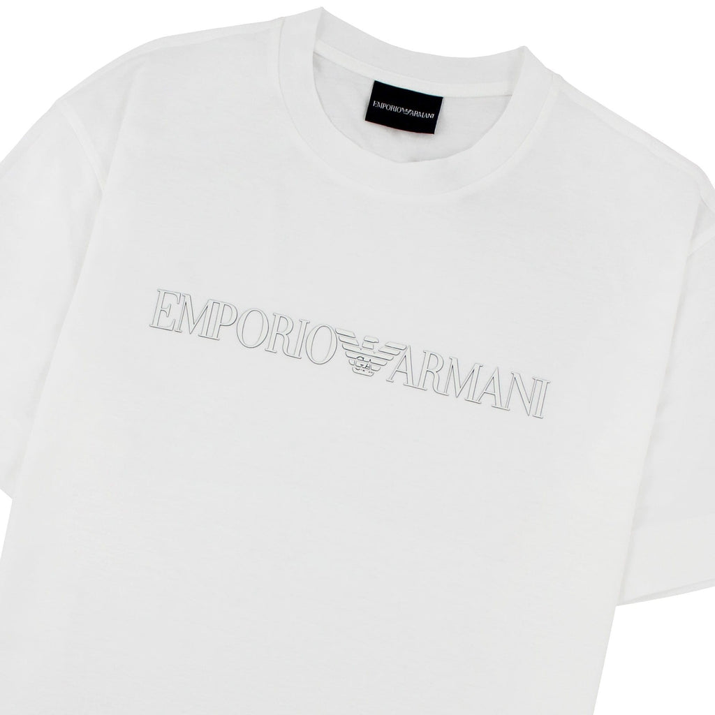 Emporio Armani Tencel Blend T-shirt Bianco