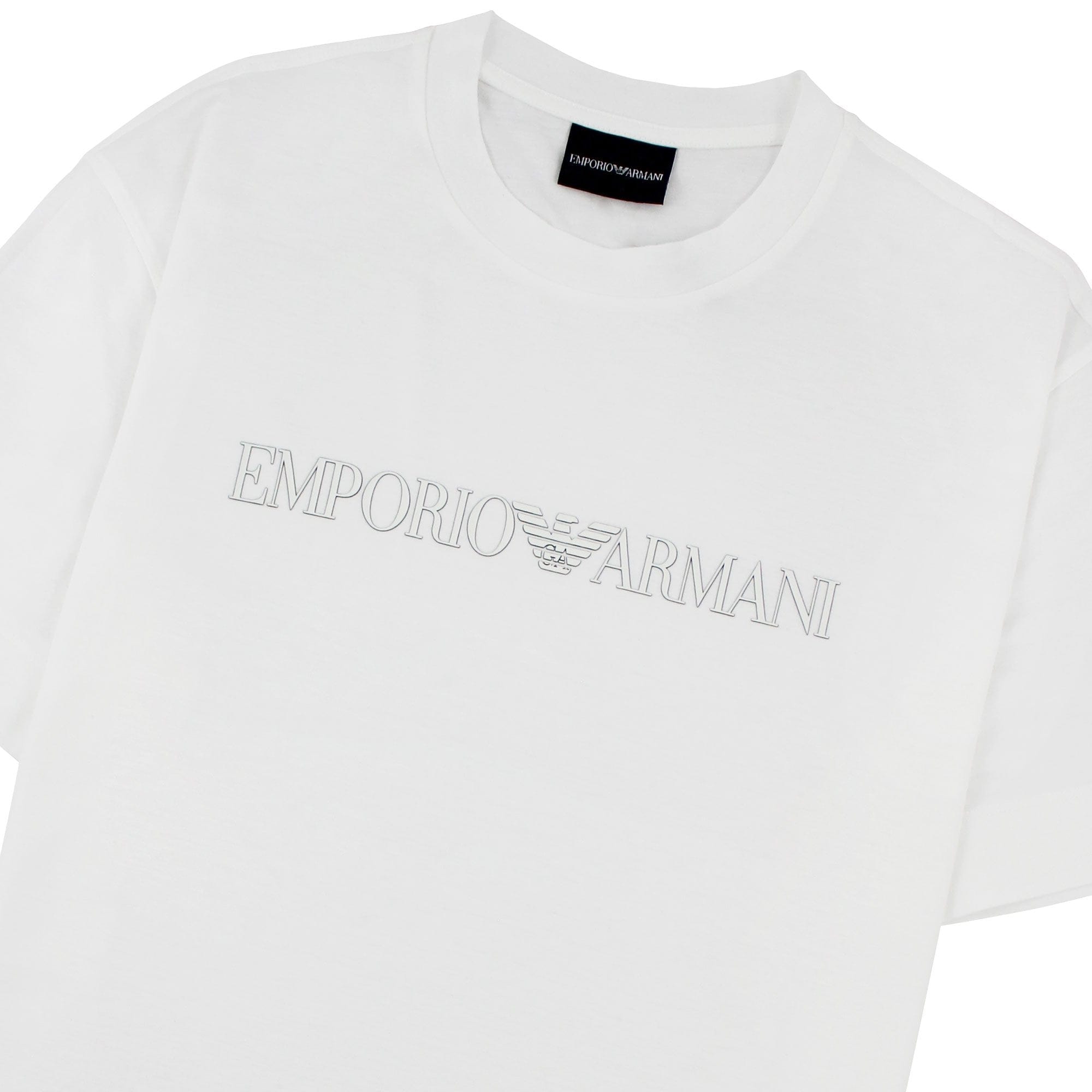 Emporio Armani Tencel Blend T-shirt Bianco