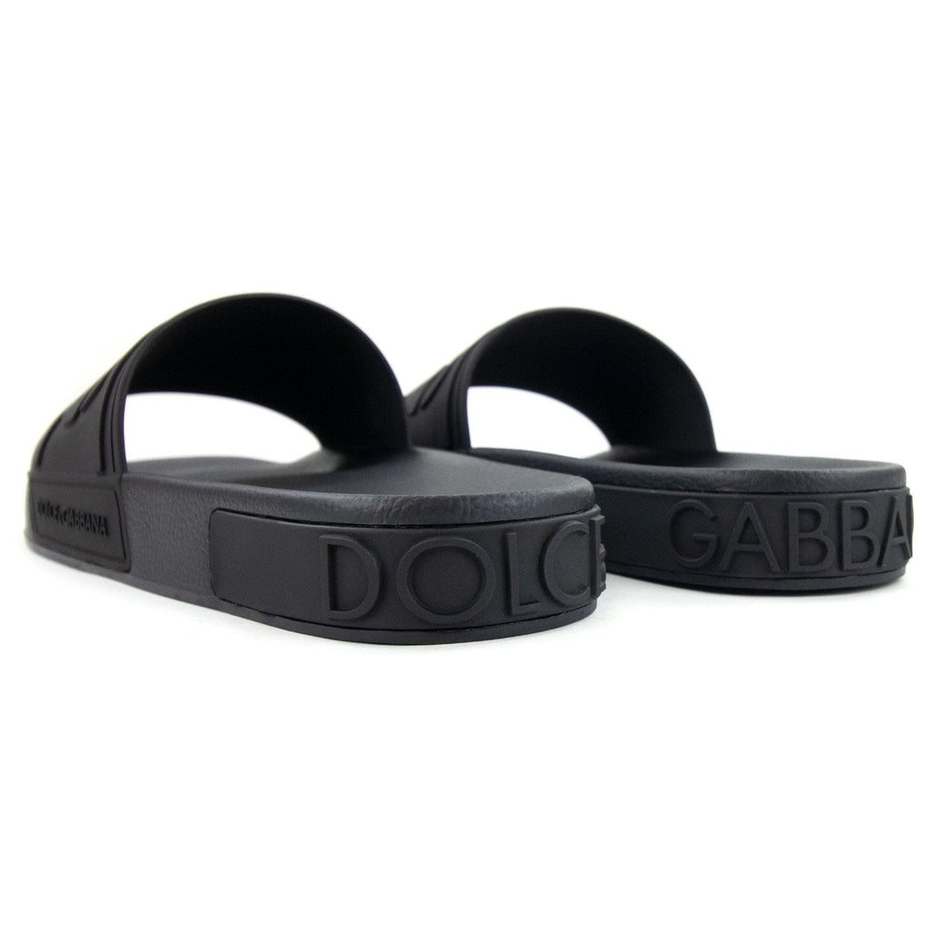 Dolce & Gabbana DG Logo Sliders Black