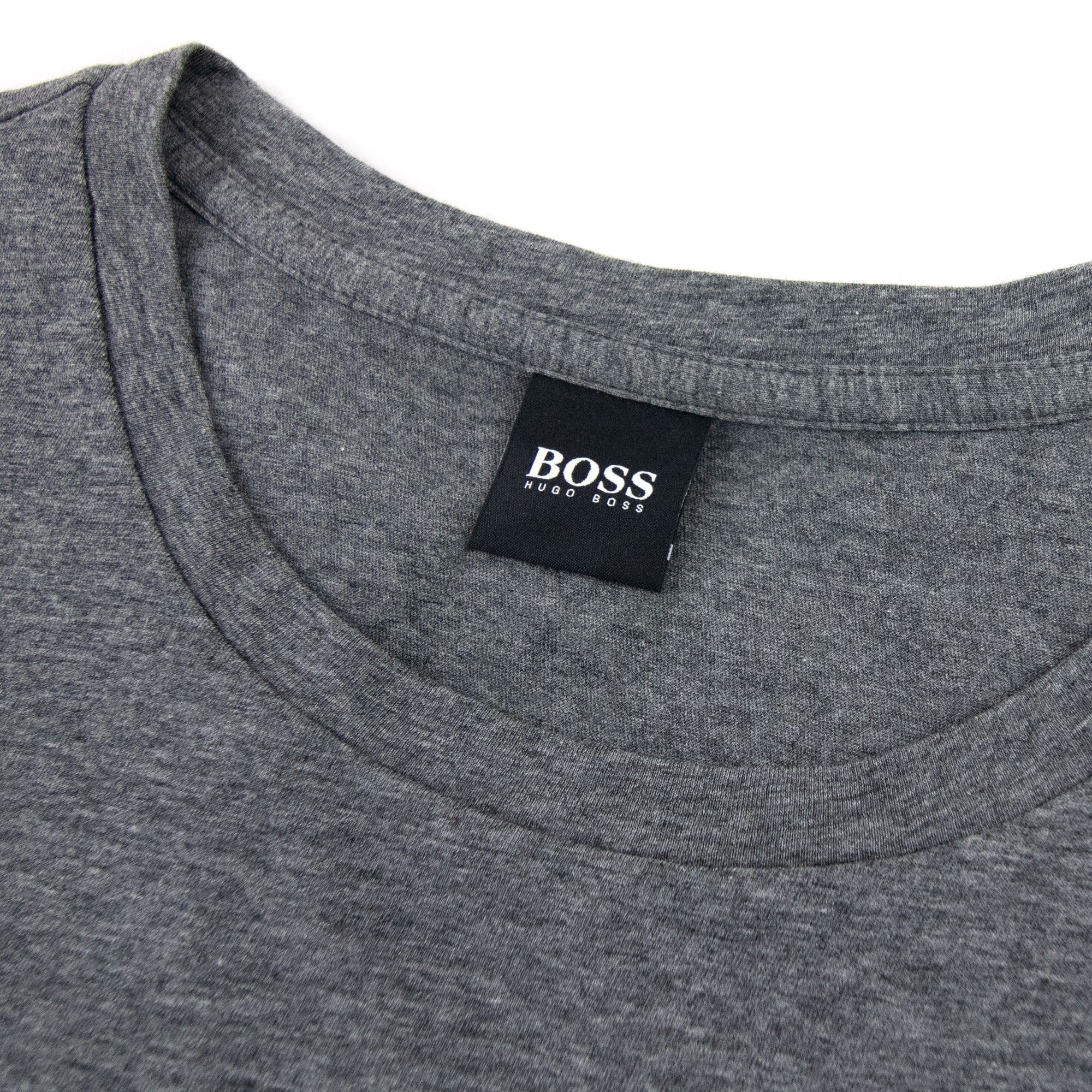 Hugo Boss Tee 3 Logo Tshirt Dark Grey