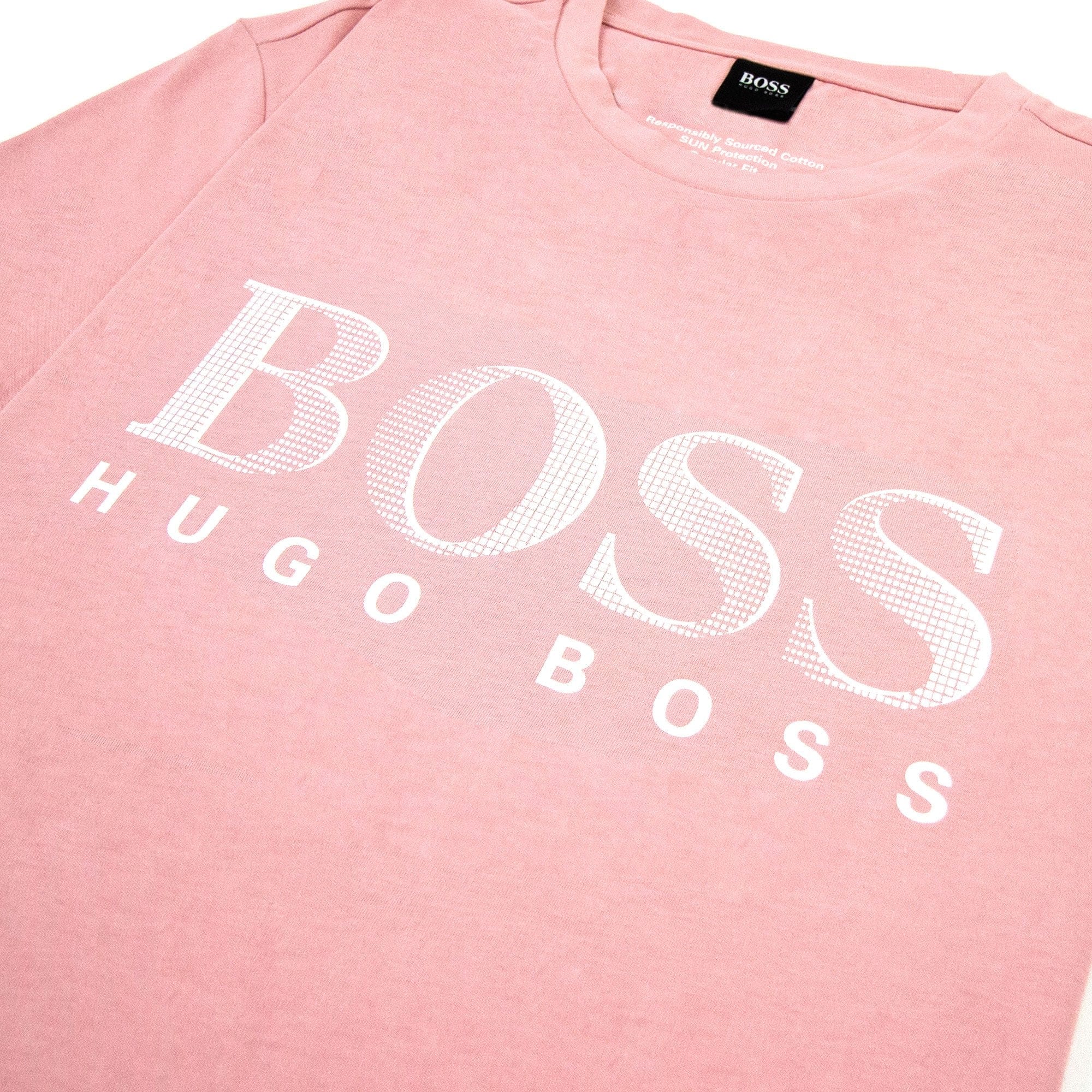 Hugo Boss Rn Uv-protection T-shirt Light Pink 690
