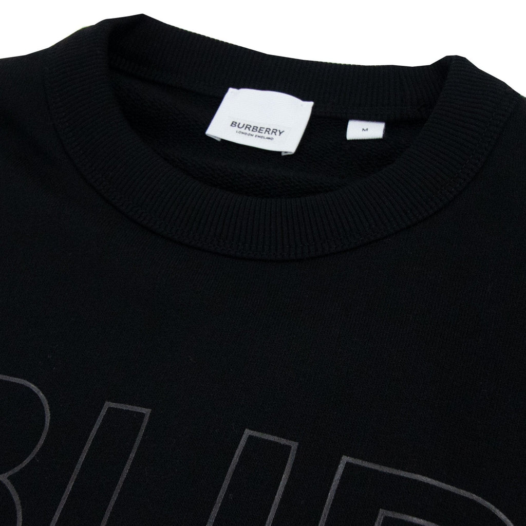 Burberry Horseferry Print Cotton Sweatshirt Black