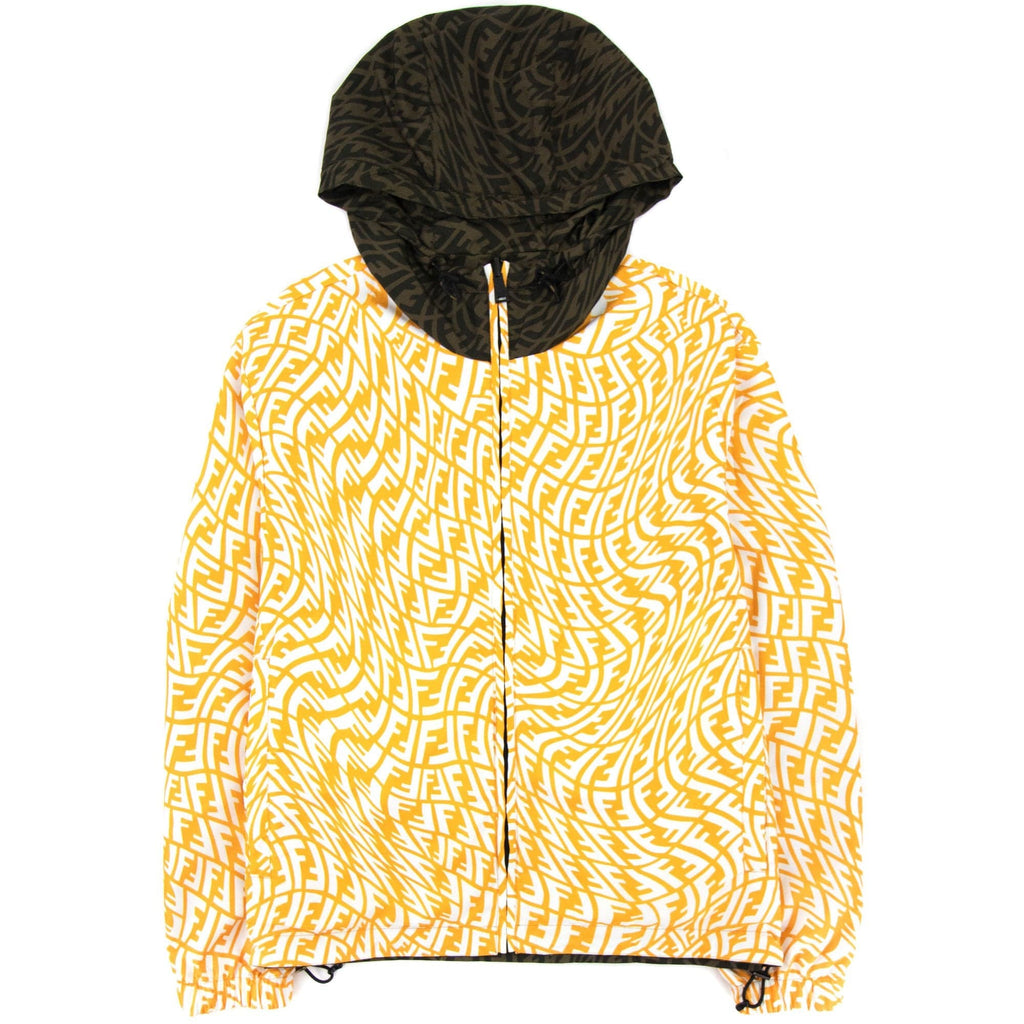 Fendi FF Logo Reversible Jacket Brown