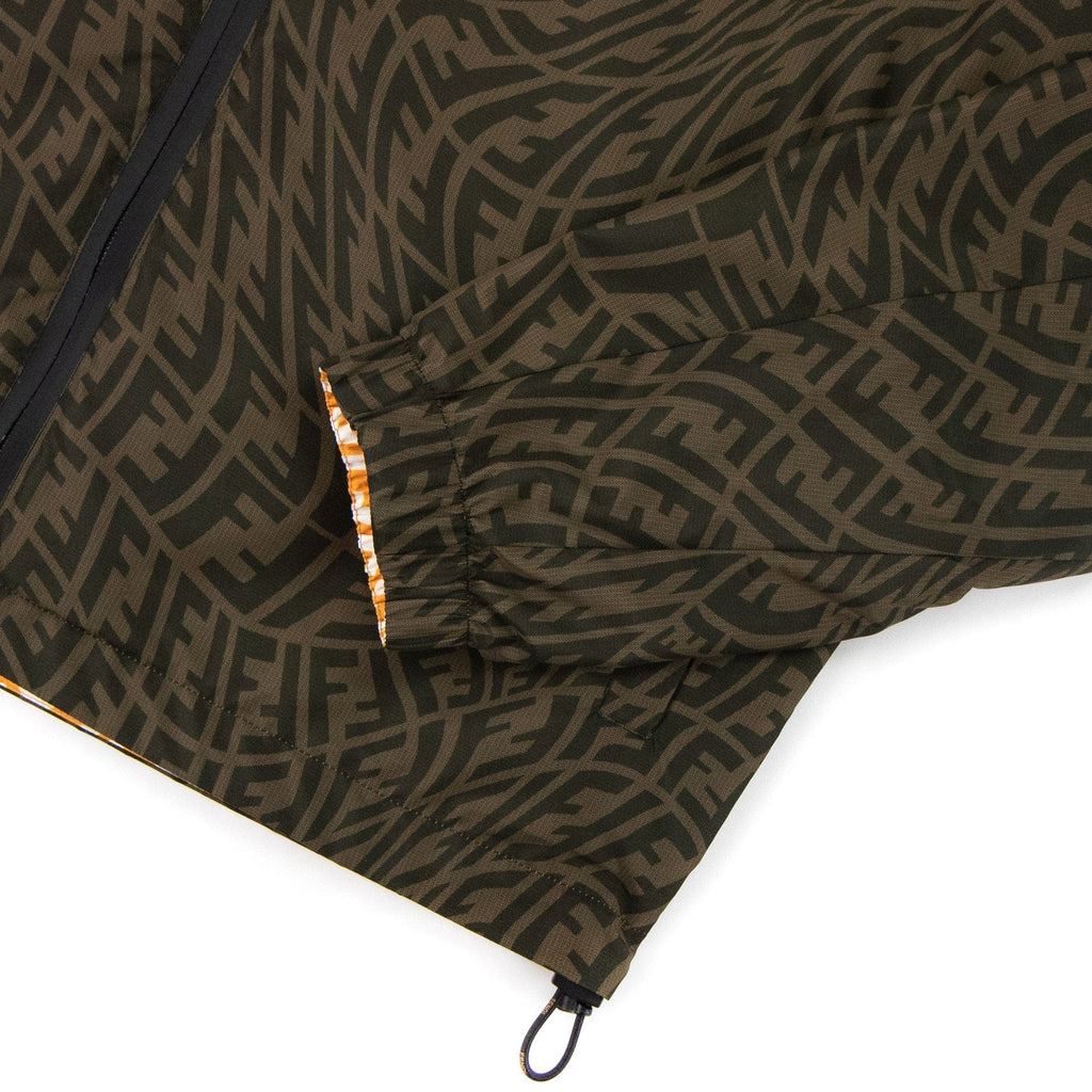 Fendi FF Logo Reversible Jacket Brown