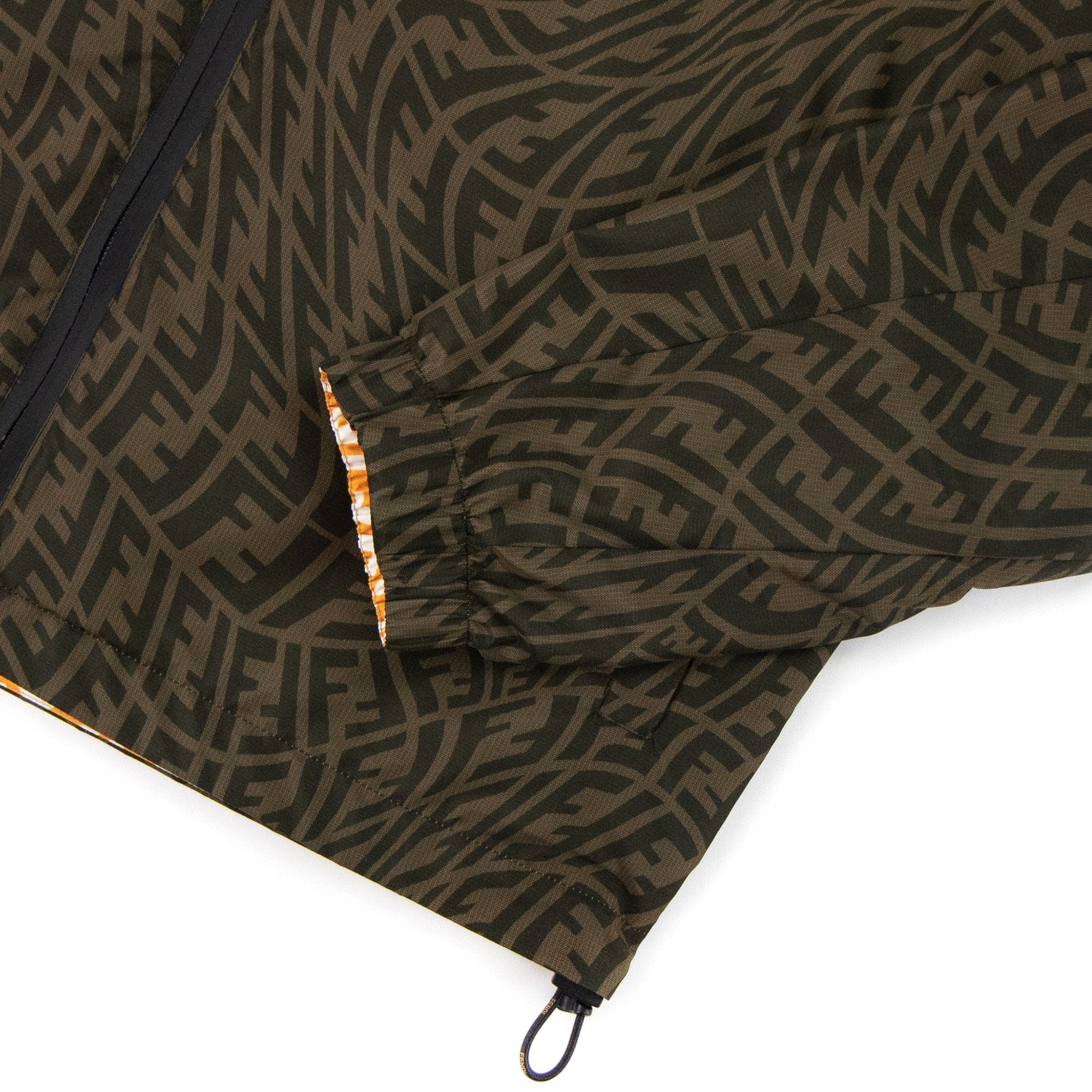Fendi FF Logo Reversible Jacket Brown