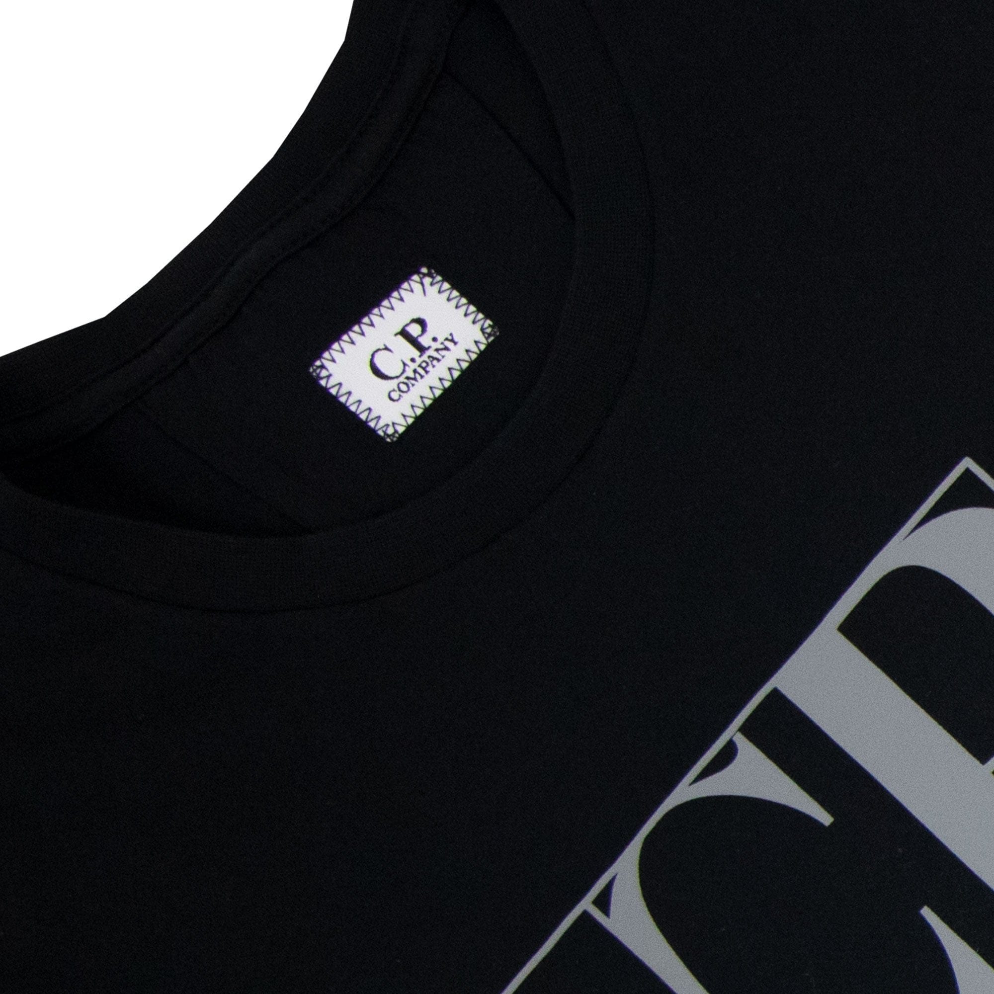 CP Company C.P Block Man Tshirt Black/grey 999