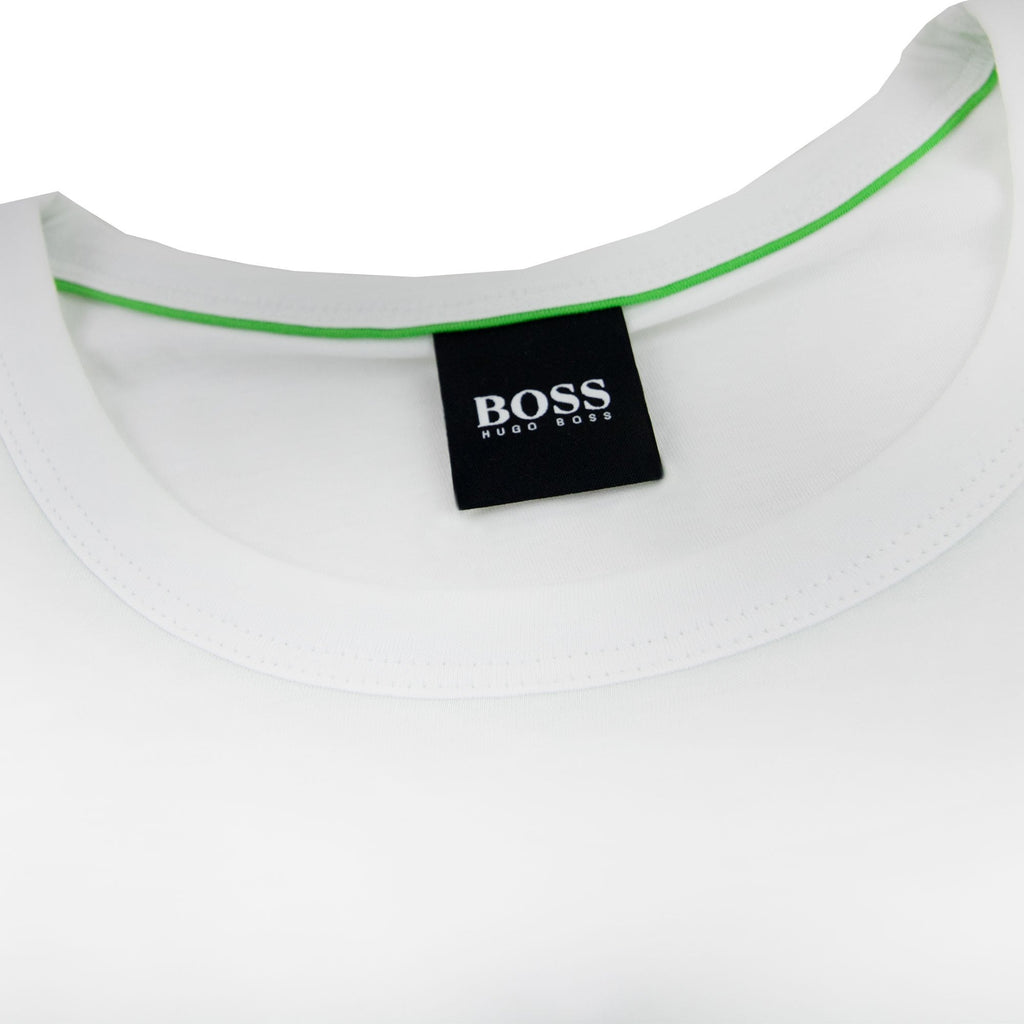 Hugo Boss Regular-fit T-shirt With Contrast Logo White 107