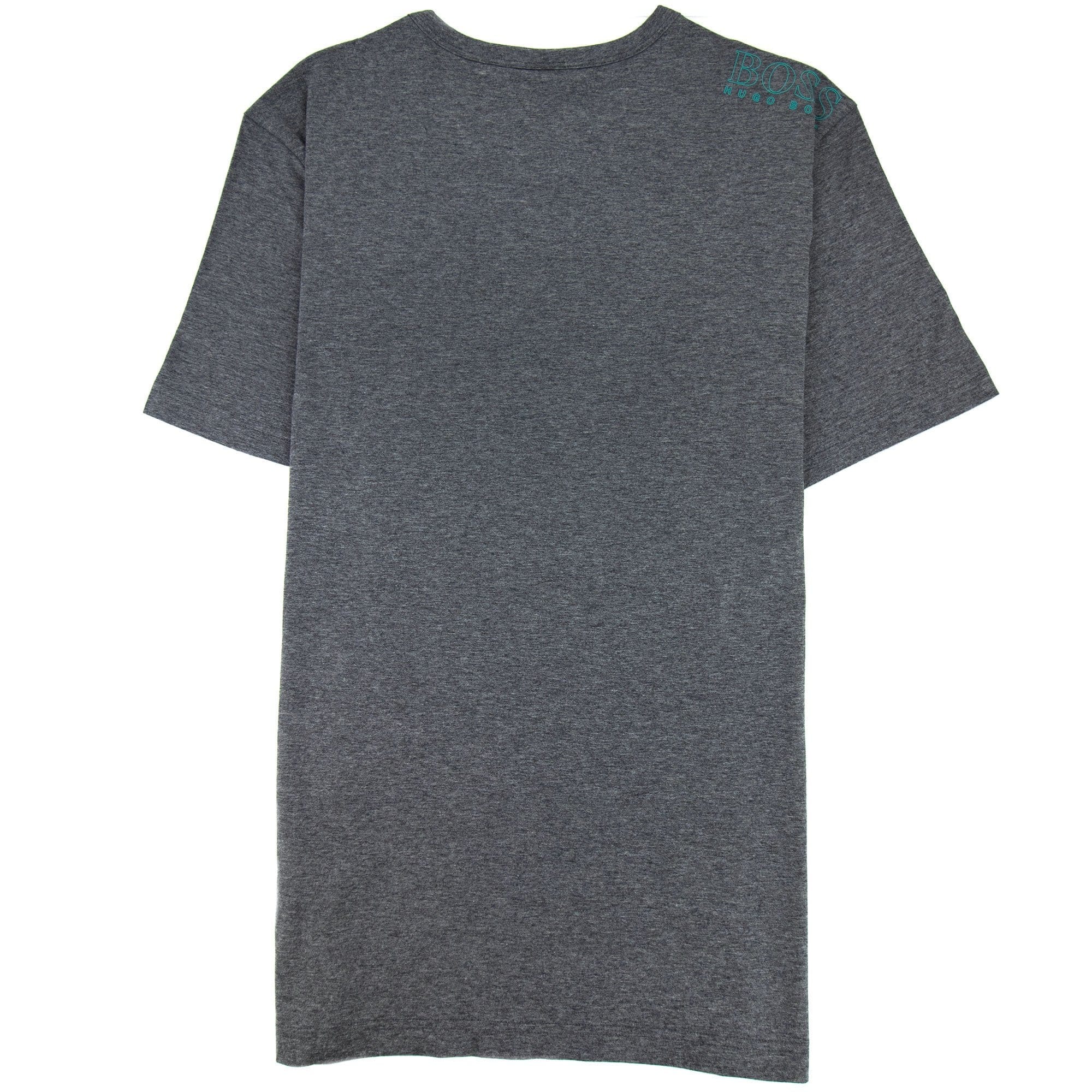 Hugo Boss Regular-fit T-shirt With Contrast Logo Grey 035