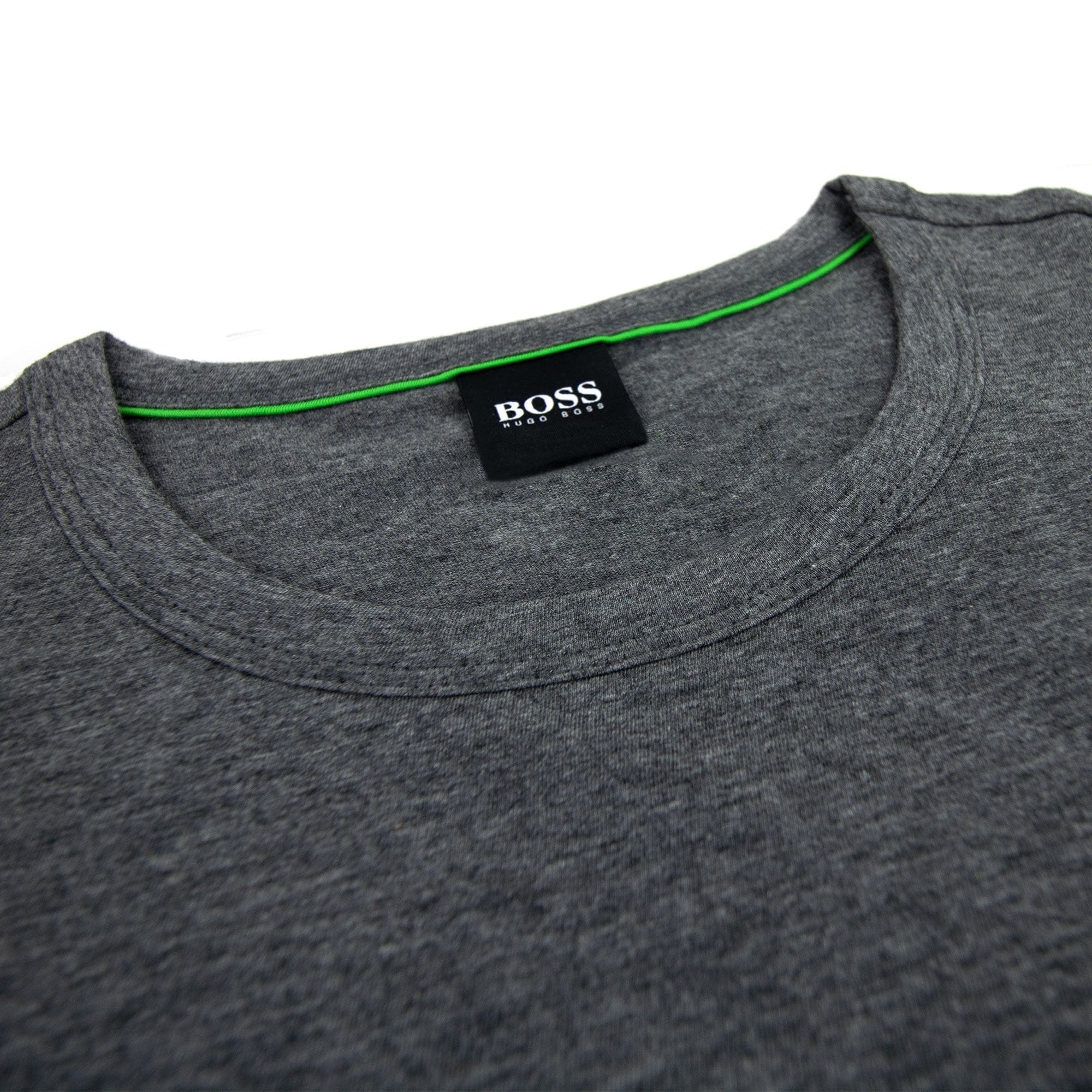 Hugo Boss Regular-fit T-shirt With Contrast Logo Grey 035