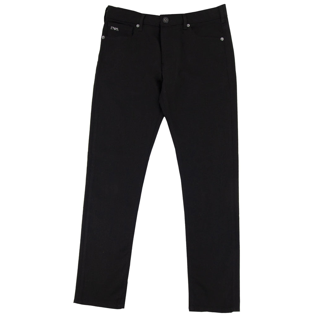 Emporio Armani 5 Pocket Slim Fit Jeans Black 999
