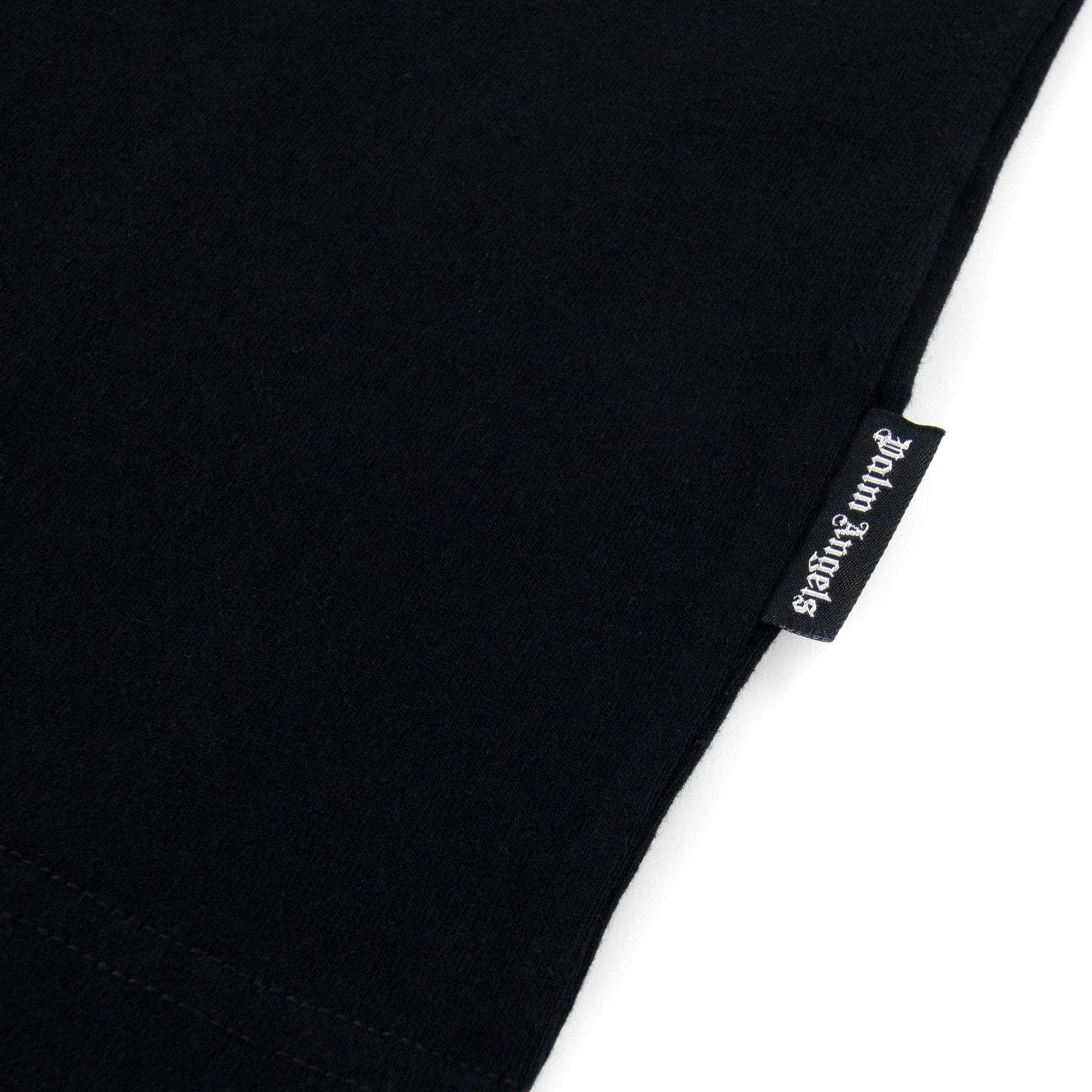 Palm Angels Burning Head Logo T Shirt Black/yellow