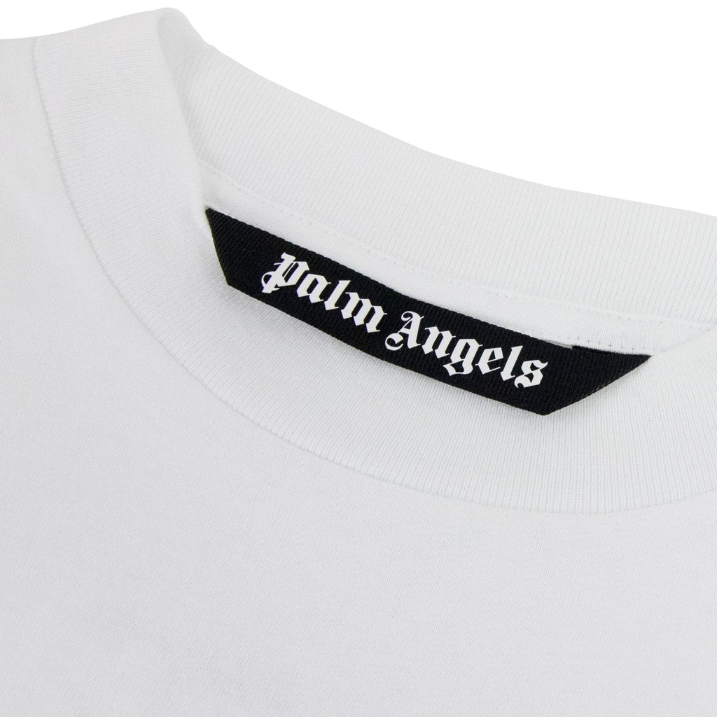 Palm Angels Burning Head T Shirt White/yellow