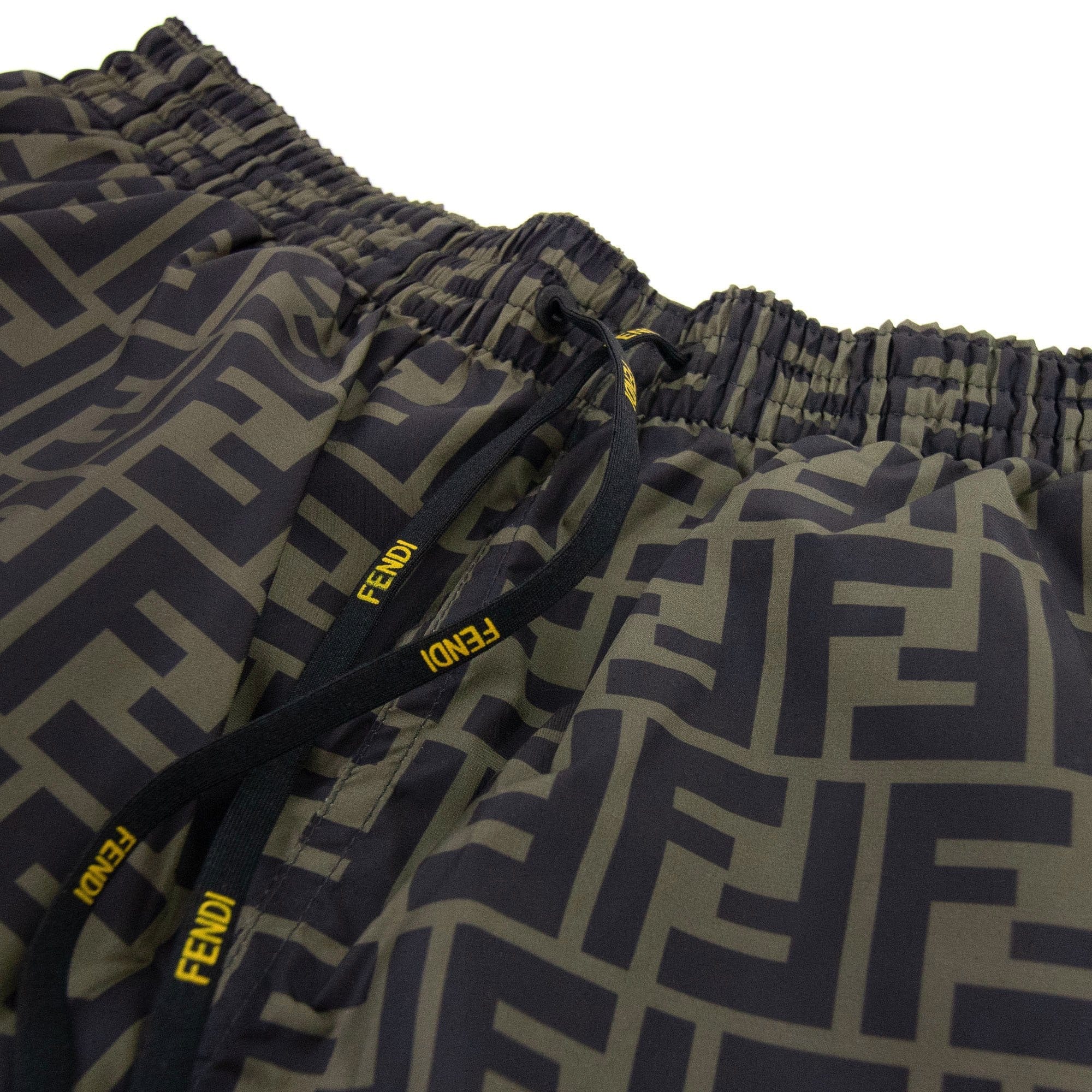 Fendi FF Motif Swim Shorts Brown