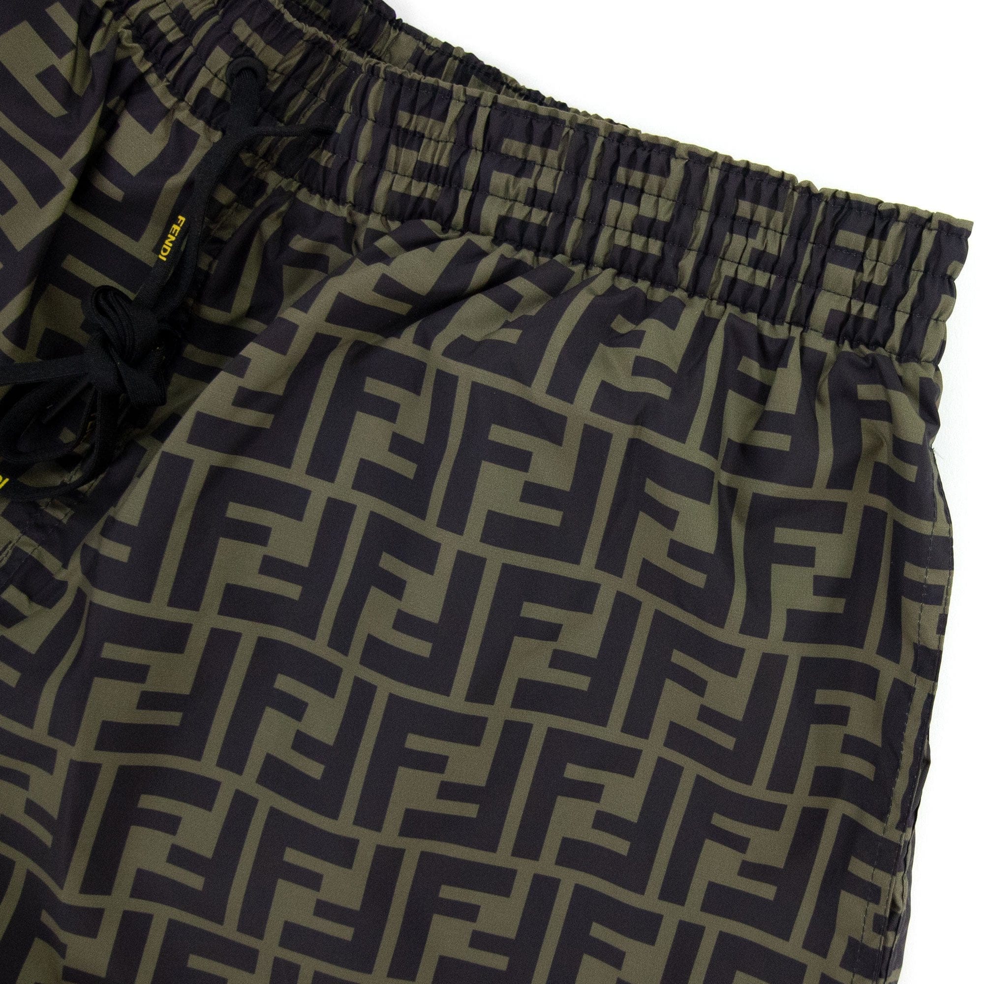 Fendi FF Motif Swim Shorts Brown