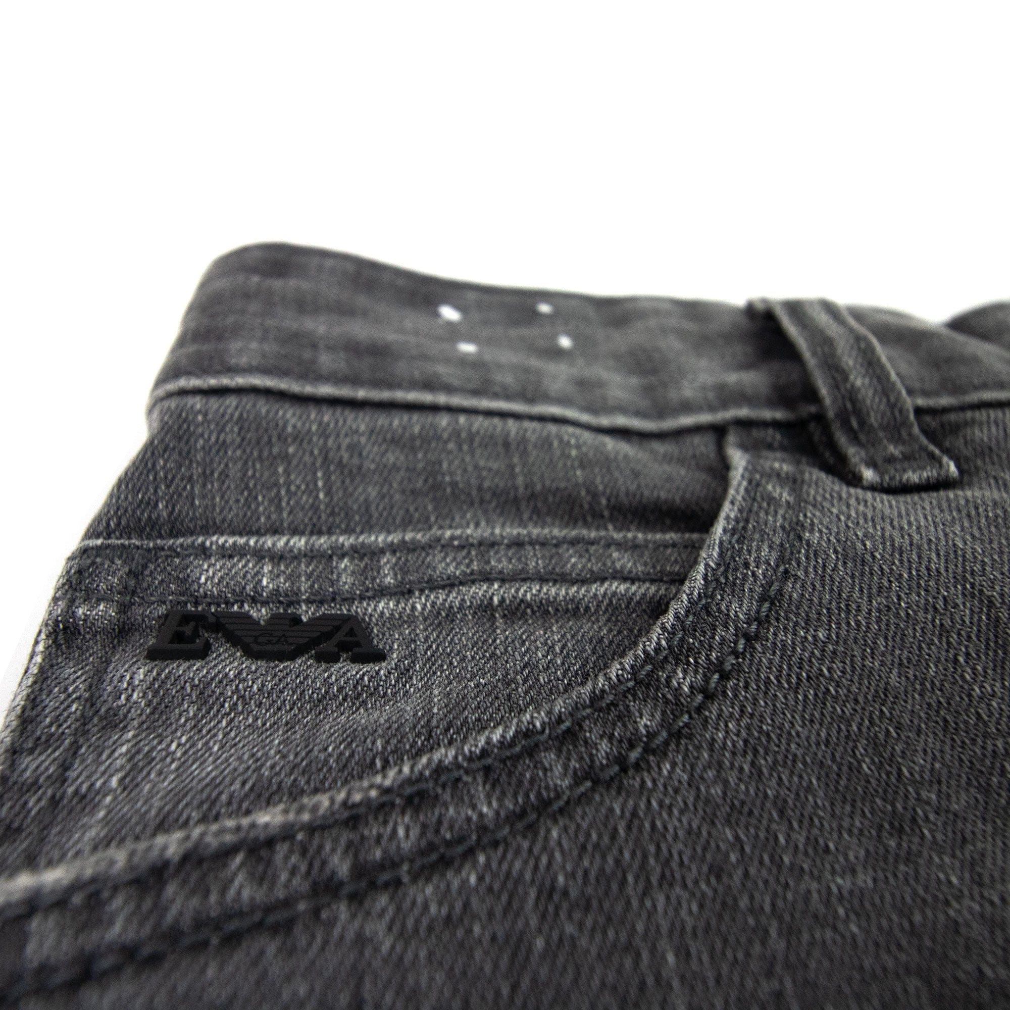 Emporio Armani J09 Vintage Look Slim Fit Jeans Denim Nero 0007