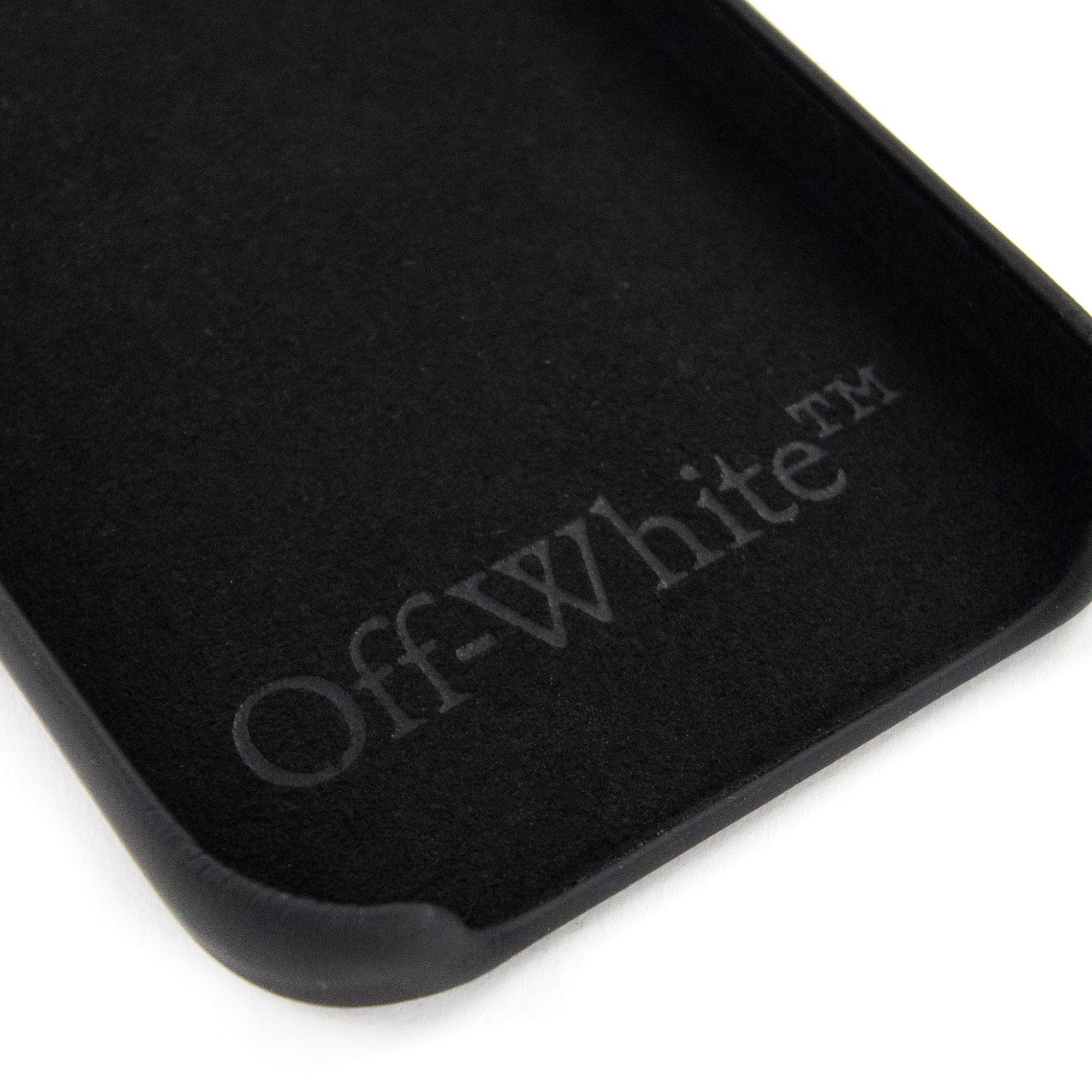 Off White Apple Iphone 12 Mini Cover Black & Red