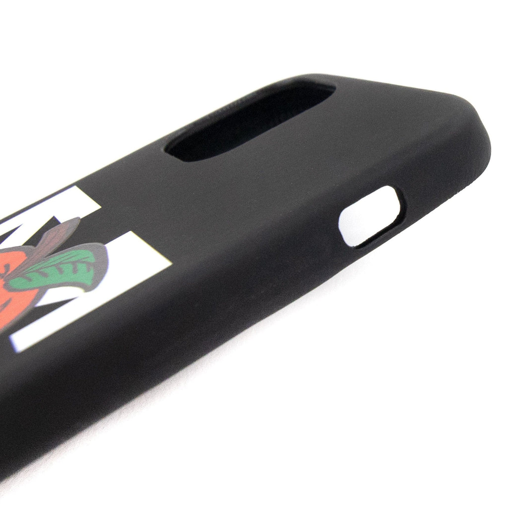 Off White Apple Iphone 12 Mini Cover Black & Red