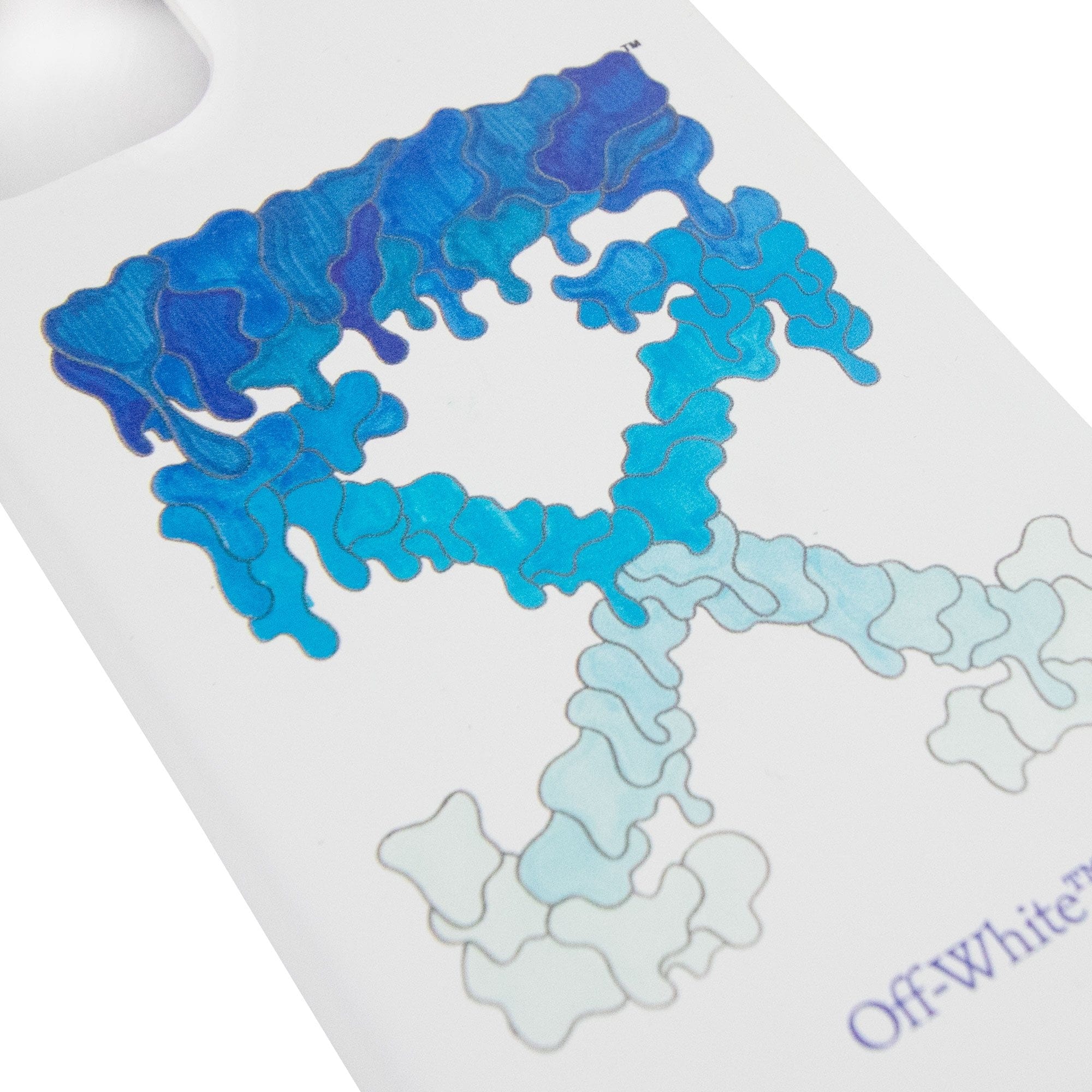Off White Blue Mark Iphone 12 Mini Cover White/blue