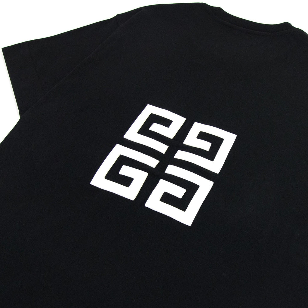 Givenchy Givenchy 4g Embroidered T-shirt Black