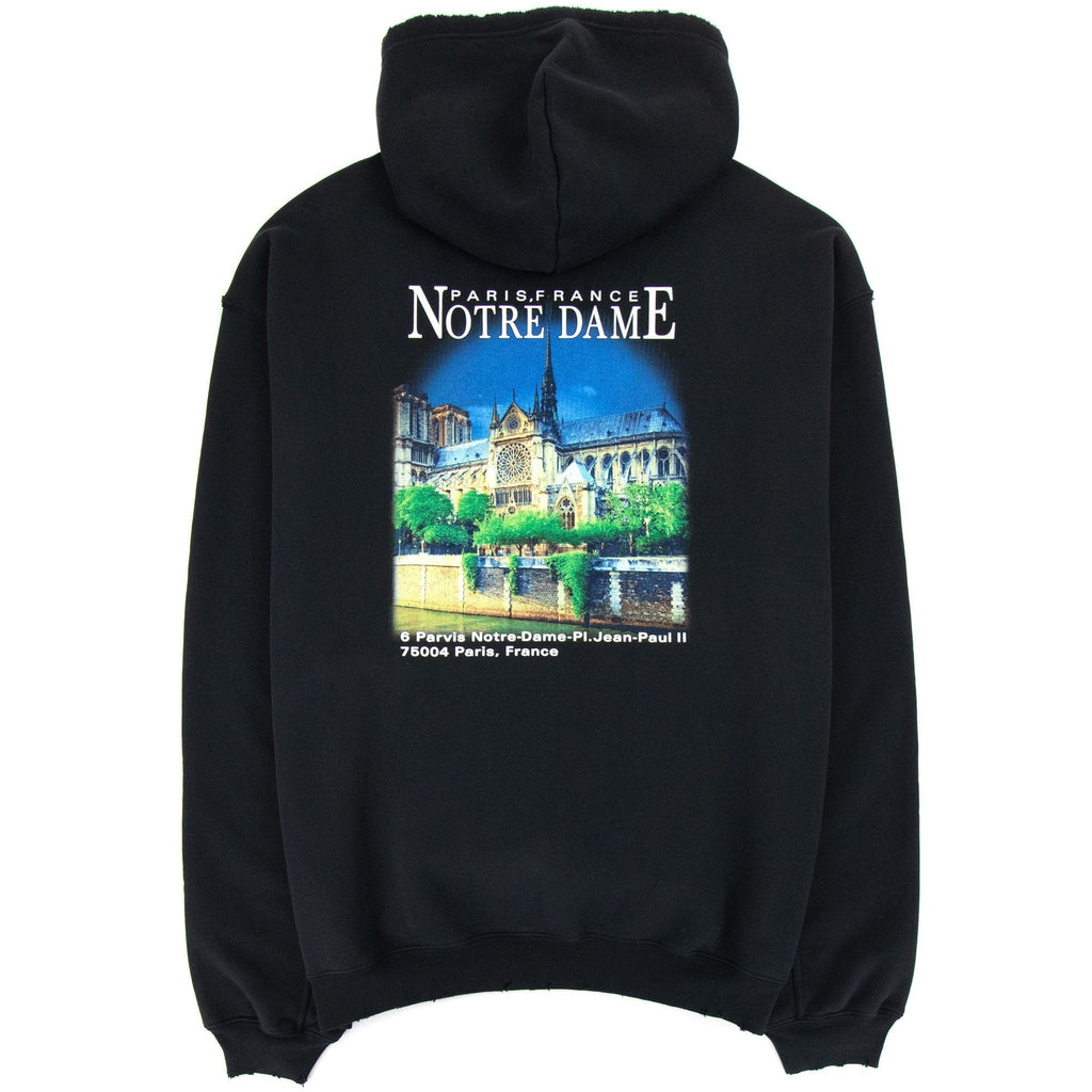 Balenciaga Sacr? Coeur Sport Hoodie Black