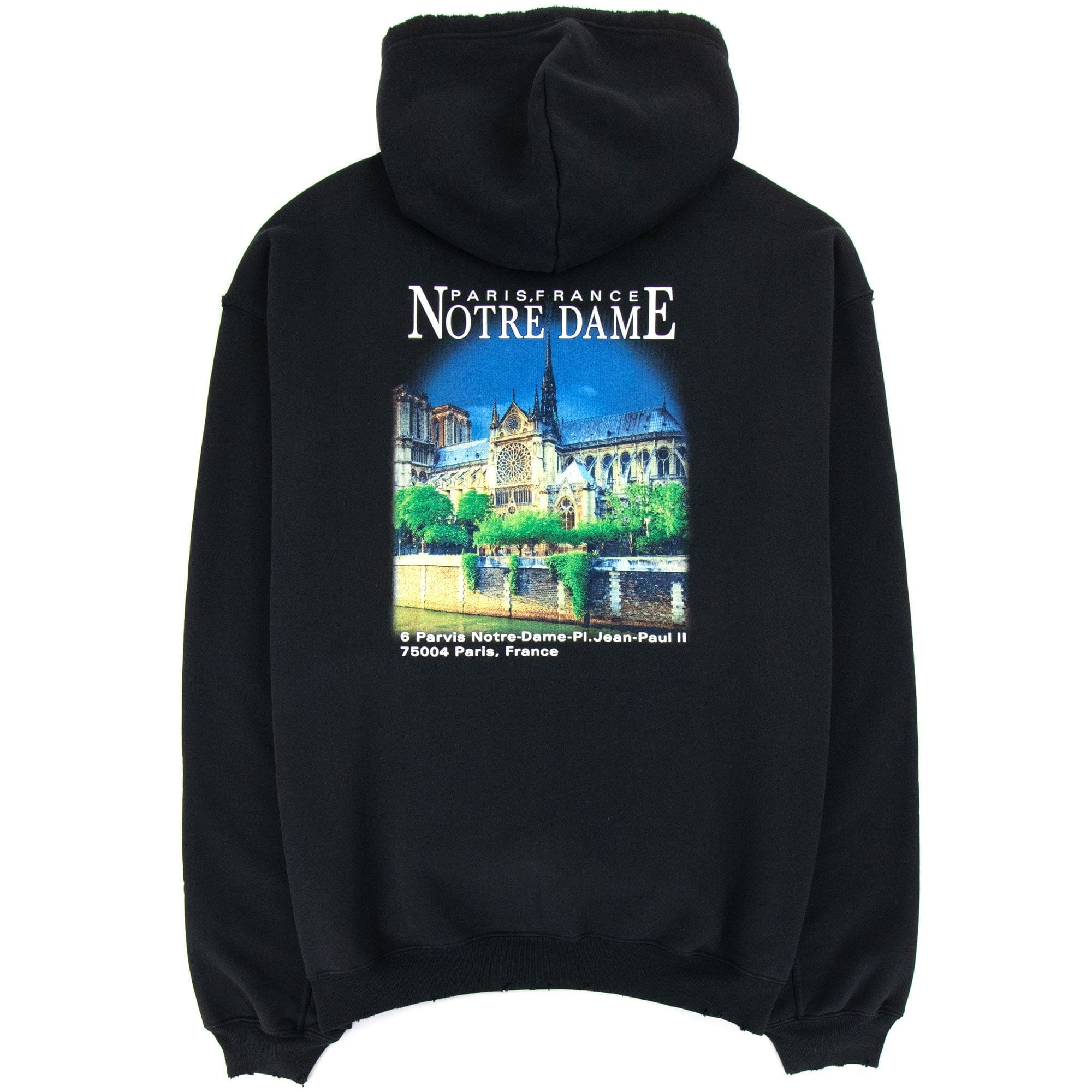 Balenciaga Sacr? Coeur Sport Hoodie Black