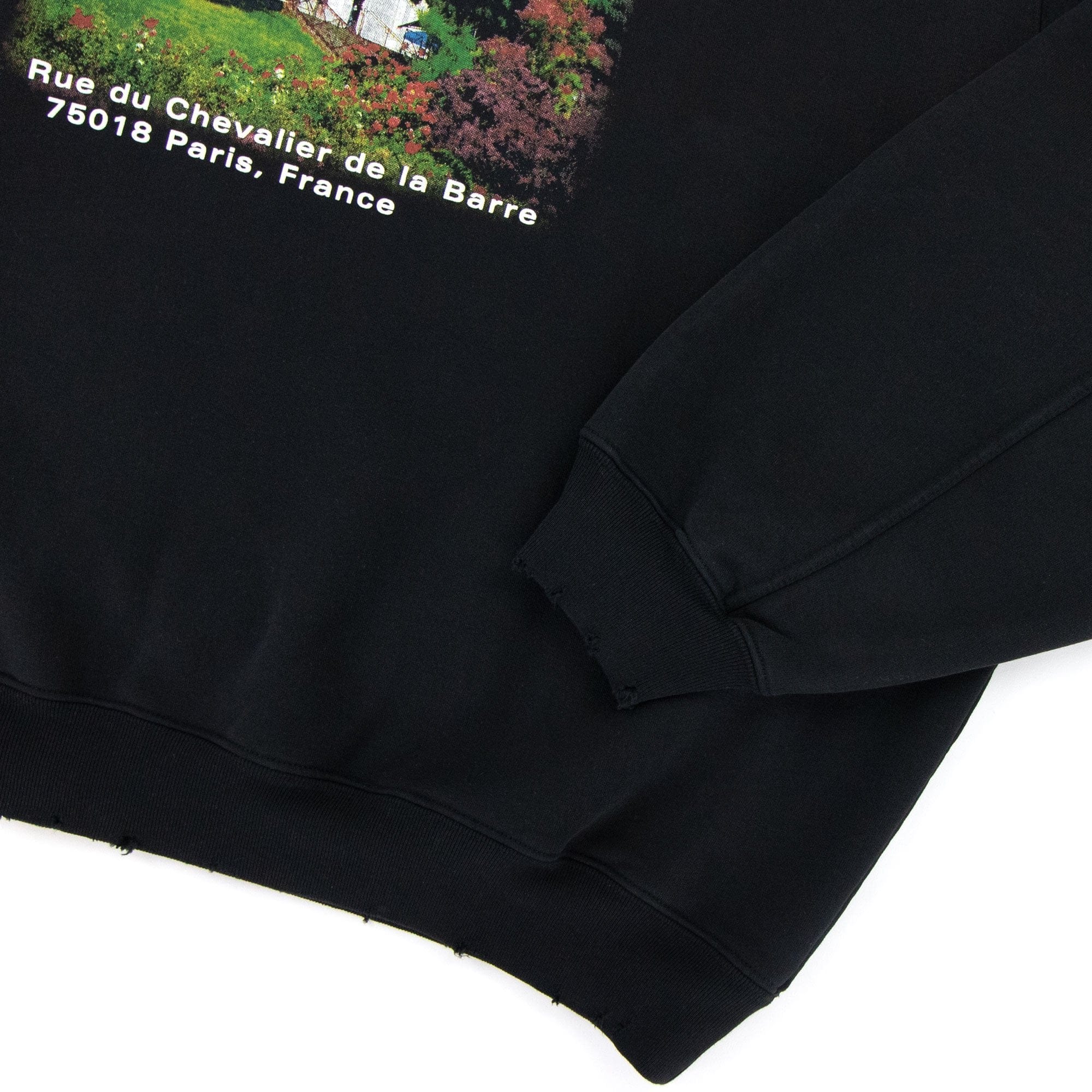 Balenciaga Sacr? Coeur Sport Hoodie Black