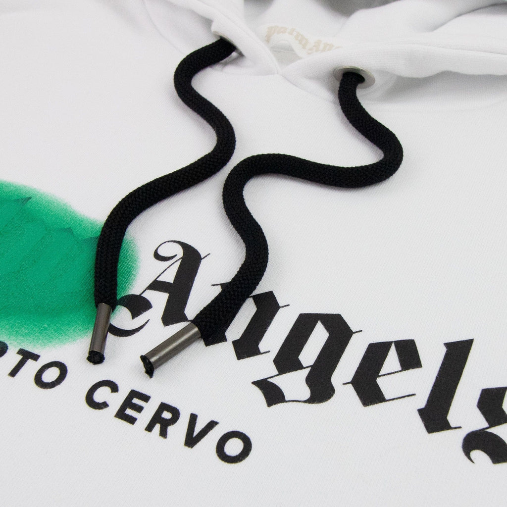 Palm Angels Port Cervo Spray Hoody White