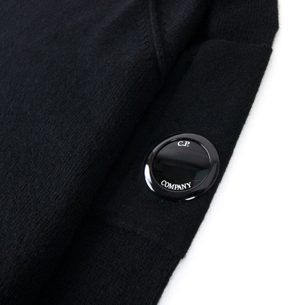 Cp Company Arm Lense Knitwear Sweatshirt Black 999