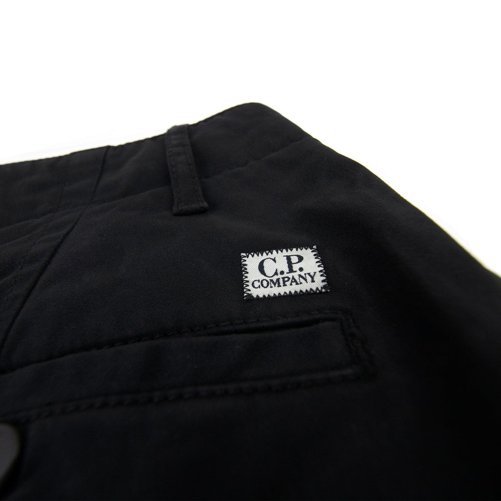 Cp Company Stretch Satin Cargo Pants Black 999