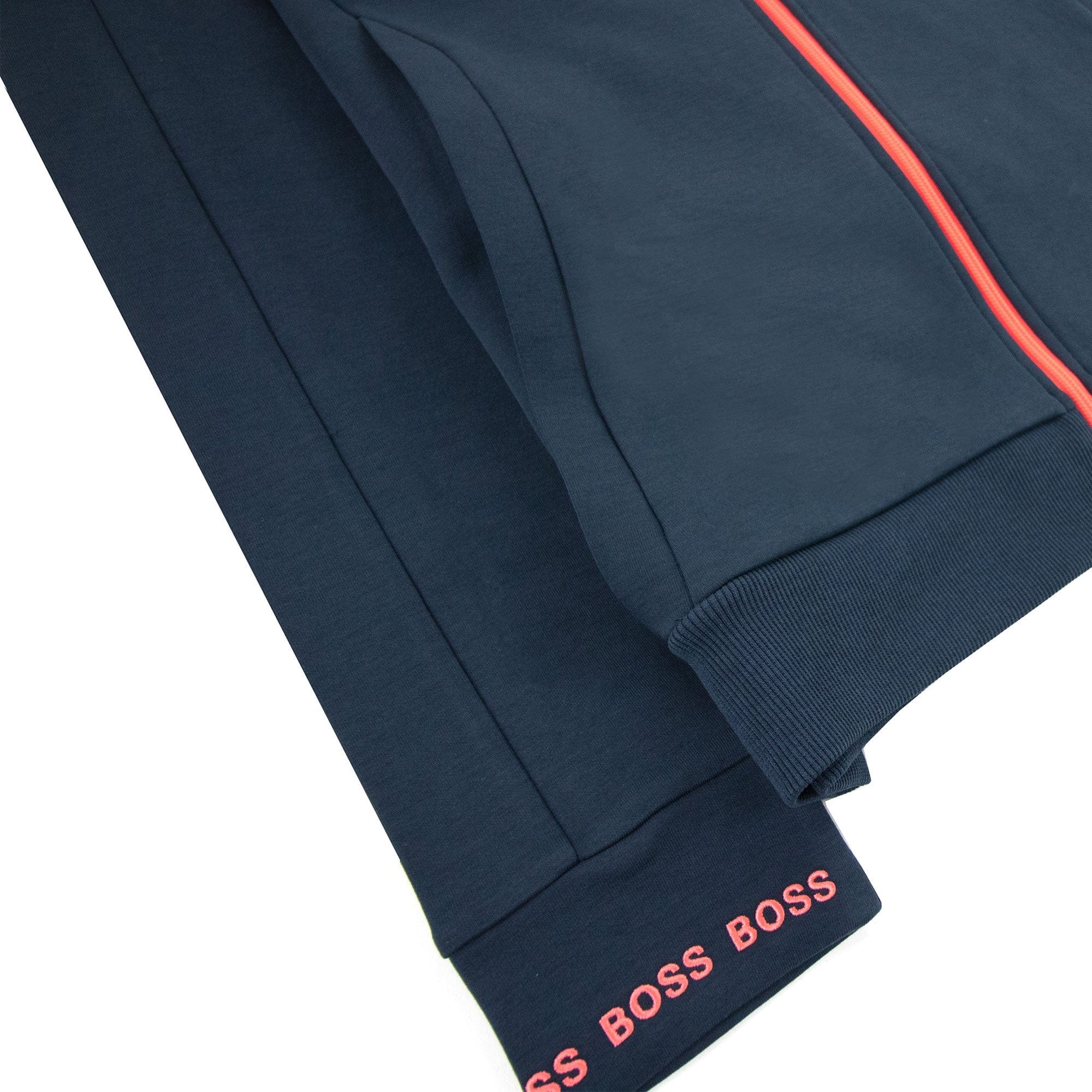 Hugo Boss Saggy 1 Zip Up Sweatshirt Navy 410