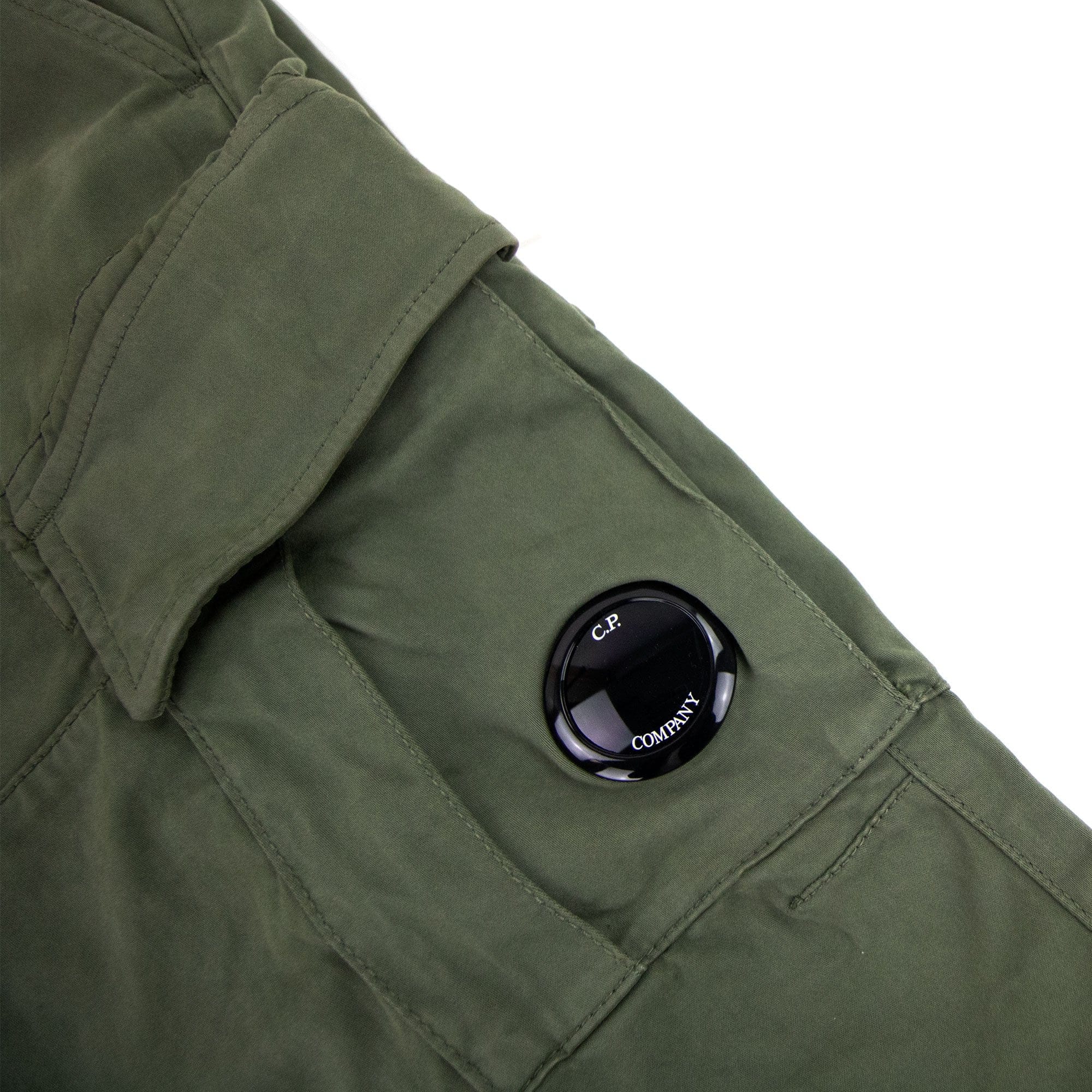 Cp Company Stretch Satin Gargo Pants Stone Grey 655