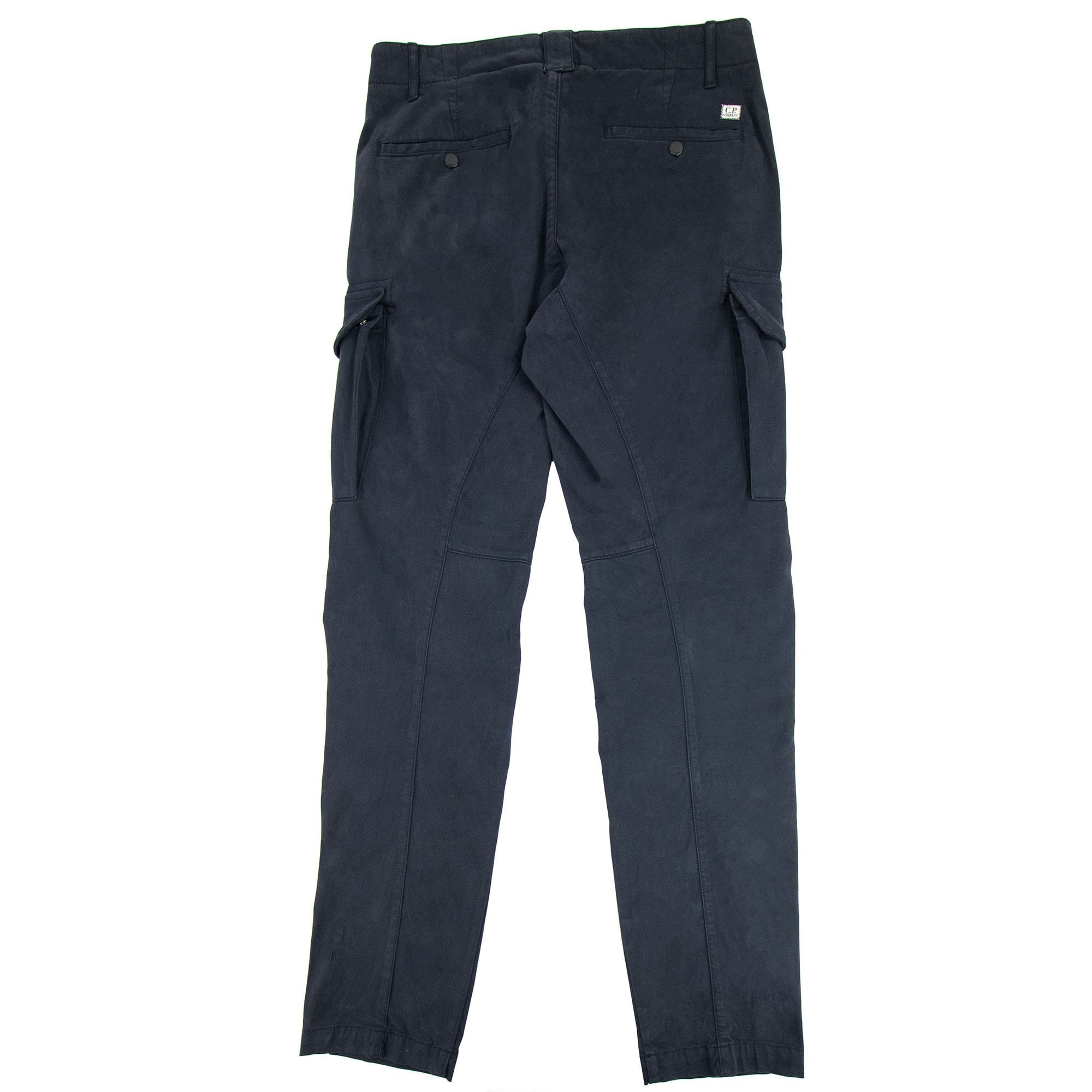Cp Company Stretch Satin Cargo Pants Navy 888