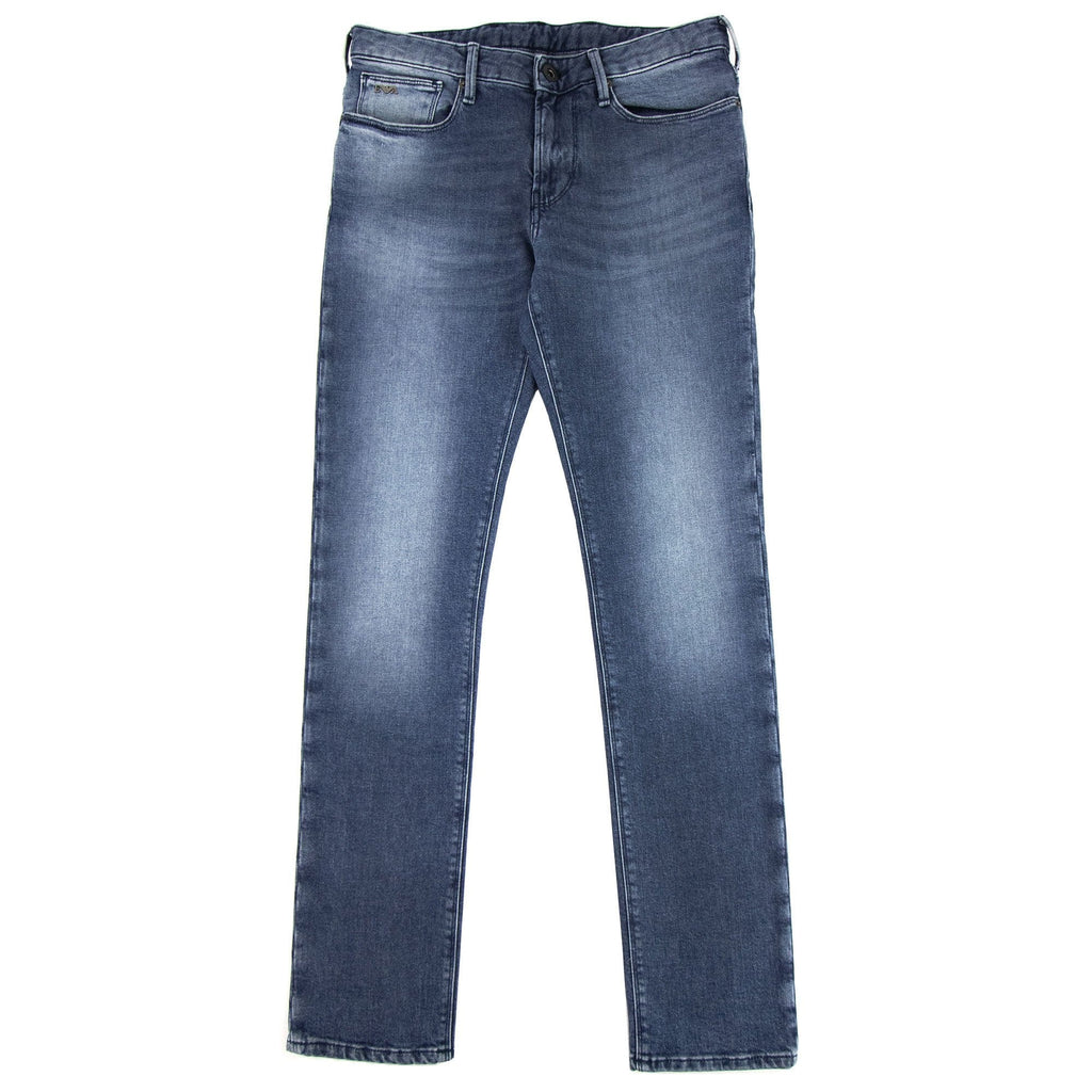 Emporio Armani J06 Five Pocket Slim Fit Jeans Denim Blue 942