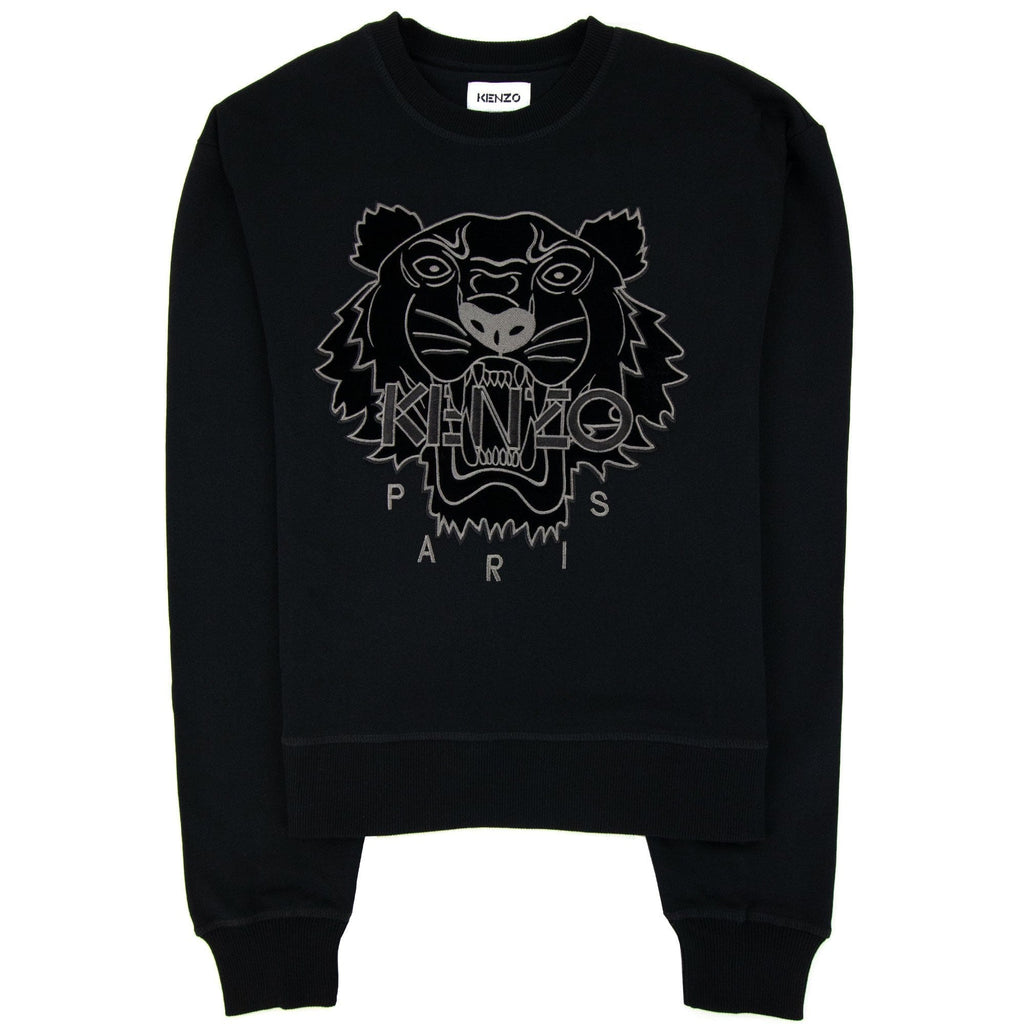 Kenzo Velvet Tiger Sweatshirt Black