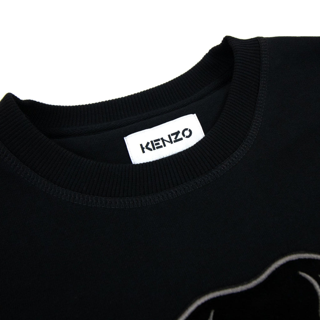 Kenzo Velvet Tiger Sweatshirt Black