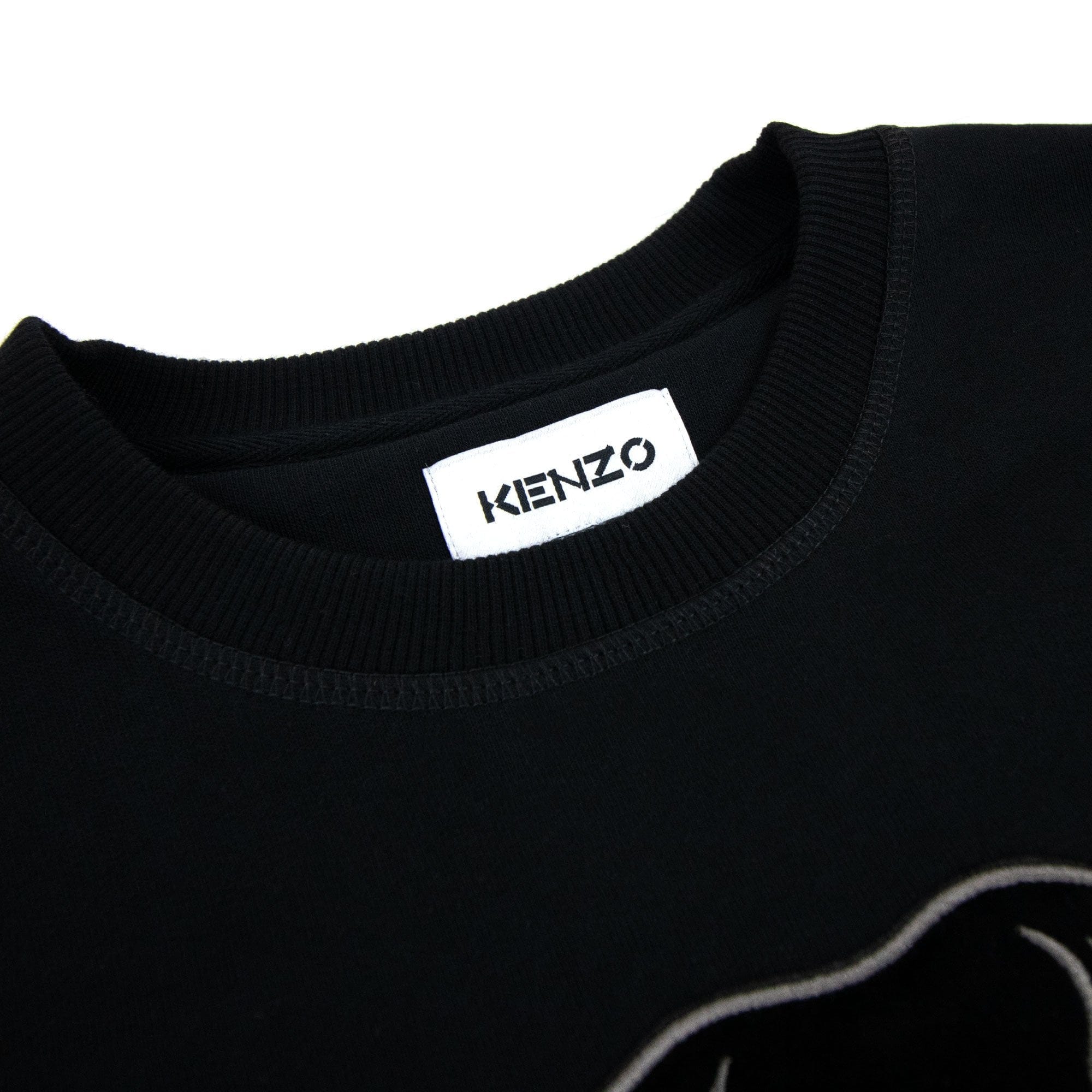 Kenzo Velvet Tiger Sweatshirt Black