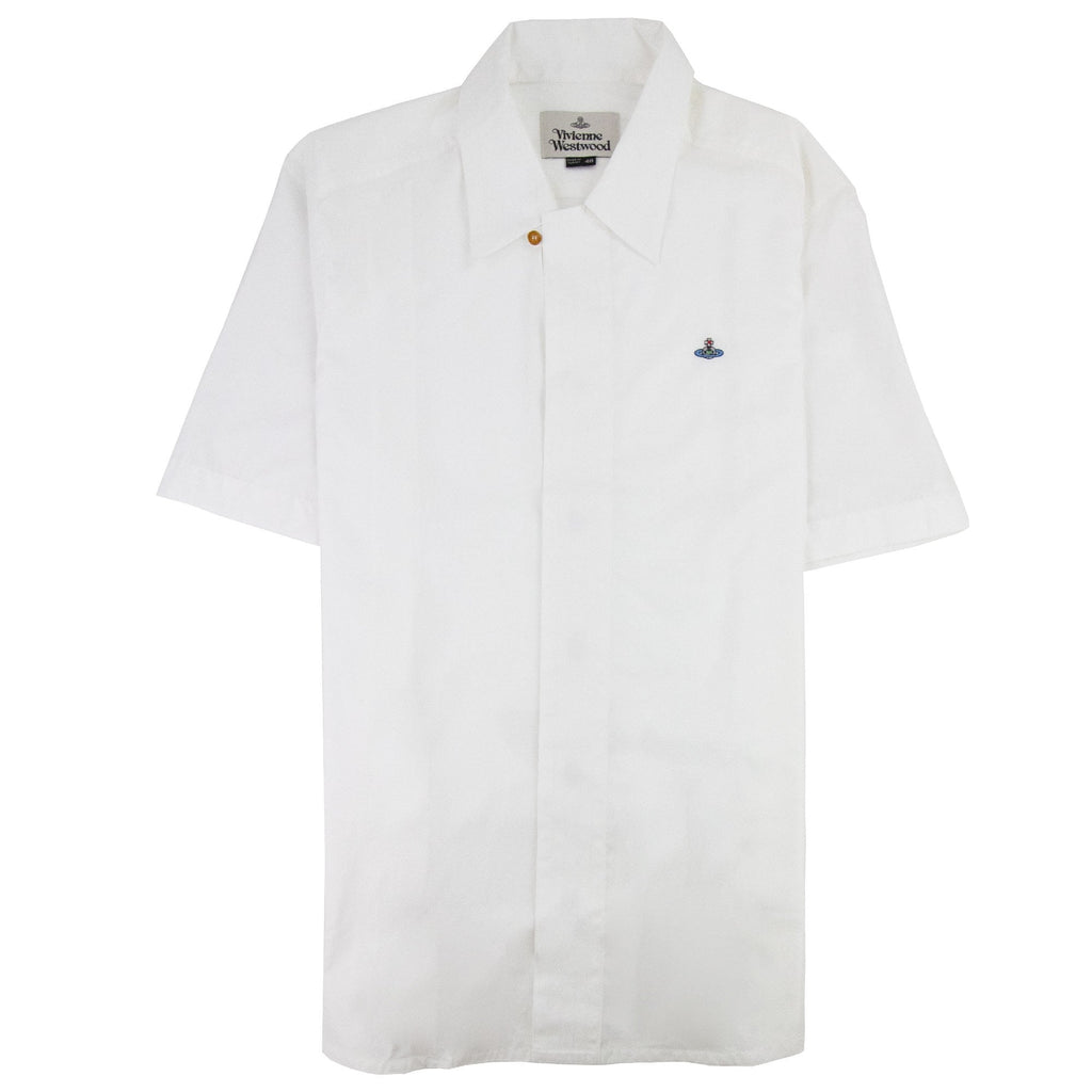 Vivienne Westwood Orb Logo Short Sleeve Polo White 100