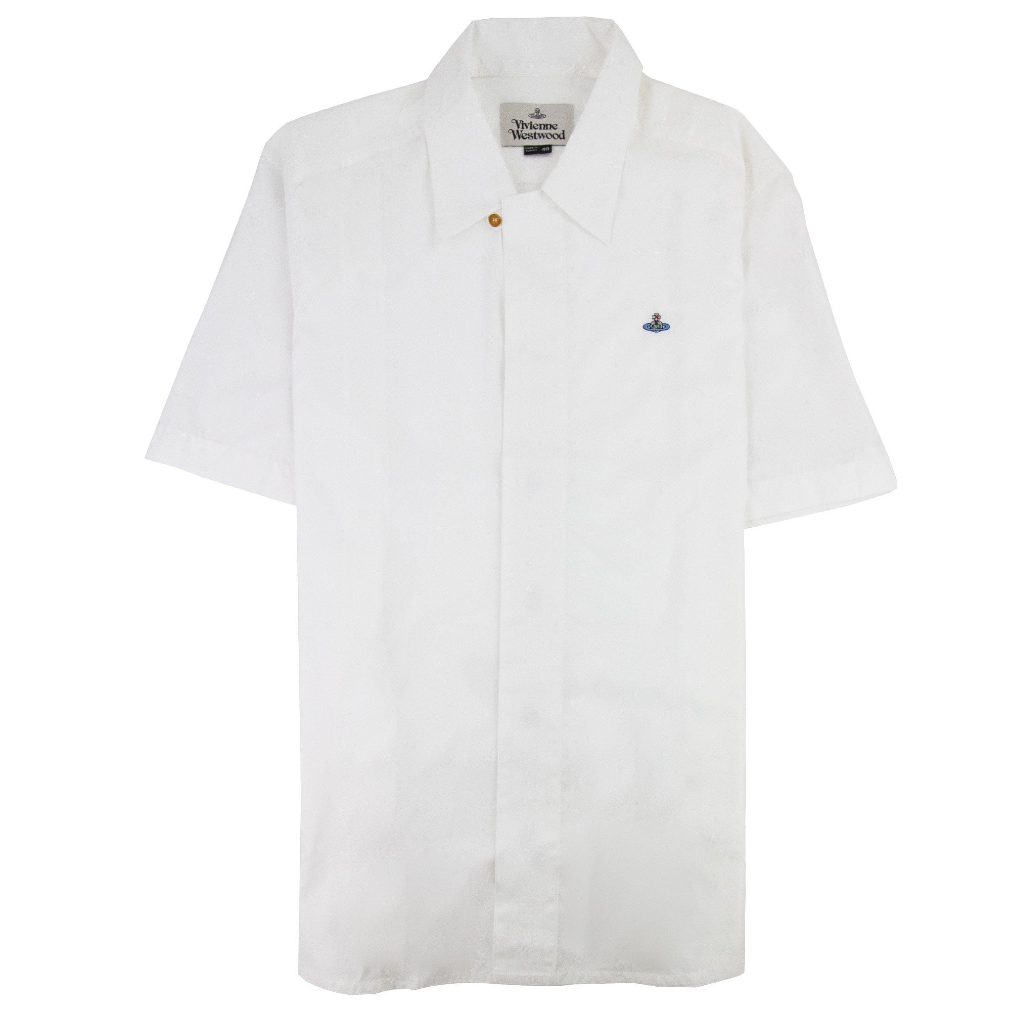 Vivienne Westwood Orb Logo Short Sleeve Polo White 100