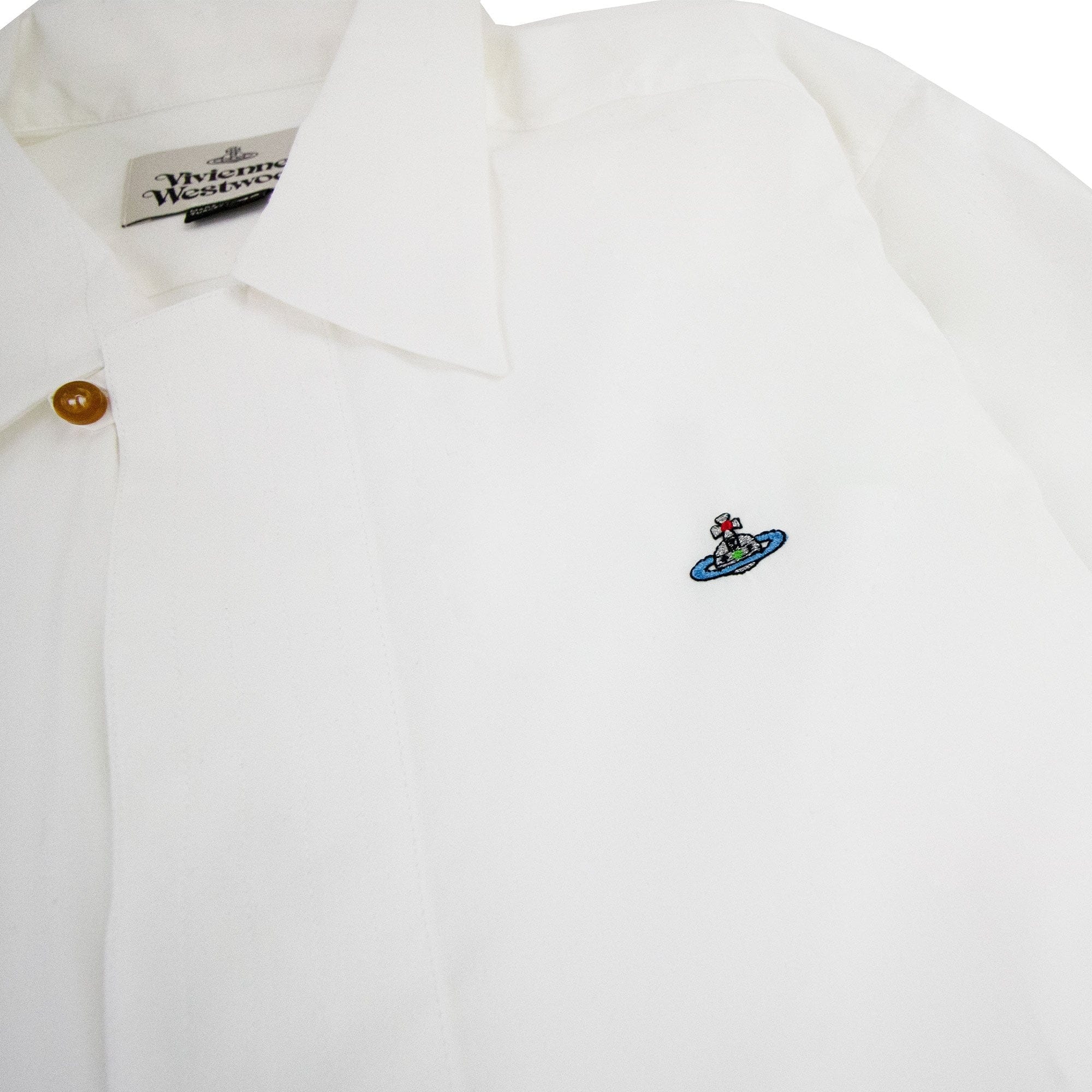 Vivienne Westwood Orb Logo Short Sleeve Polo White 100